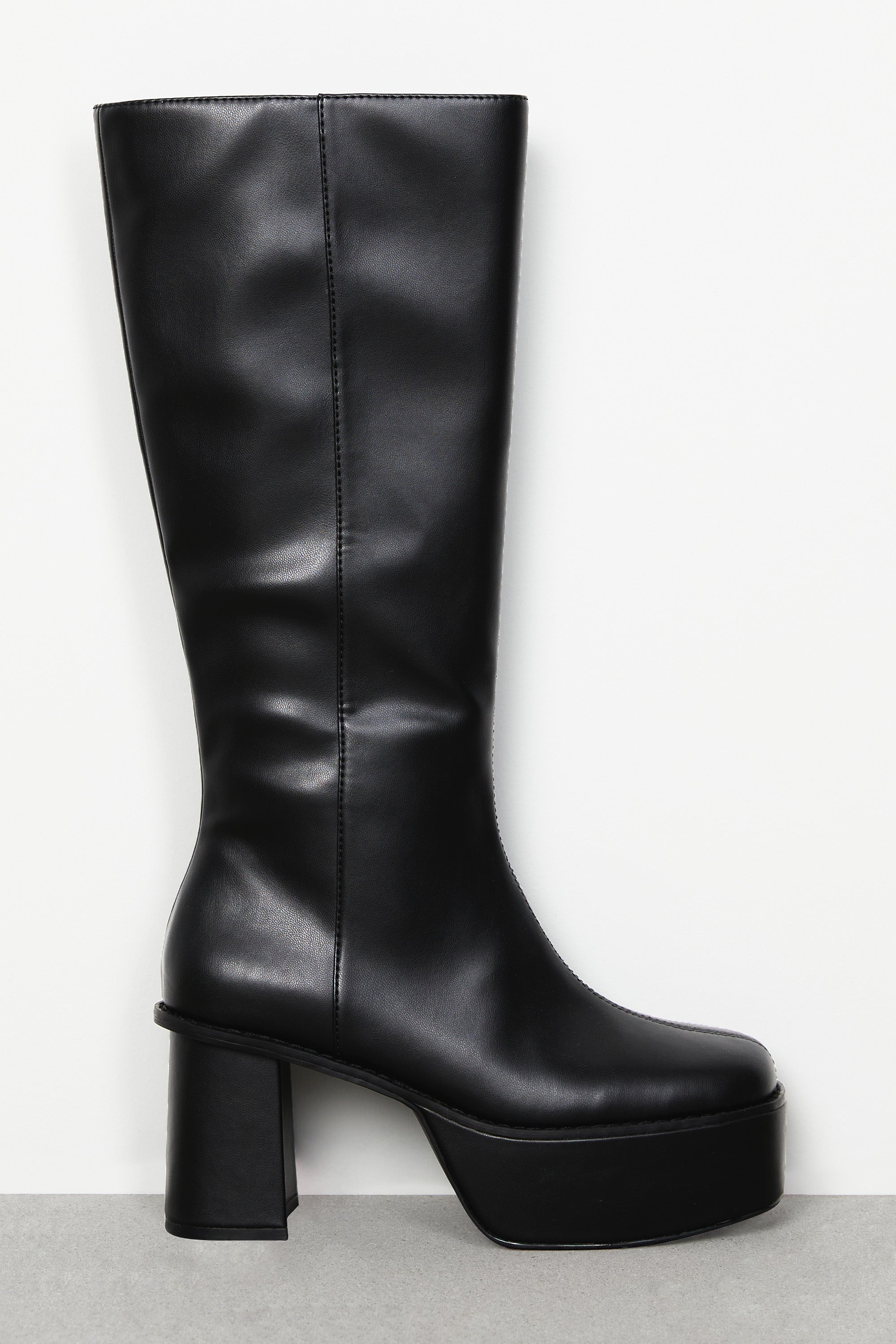 PLATFORM KNEE HIGH BOOTS Official Site Cheap Online