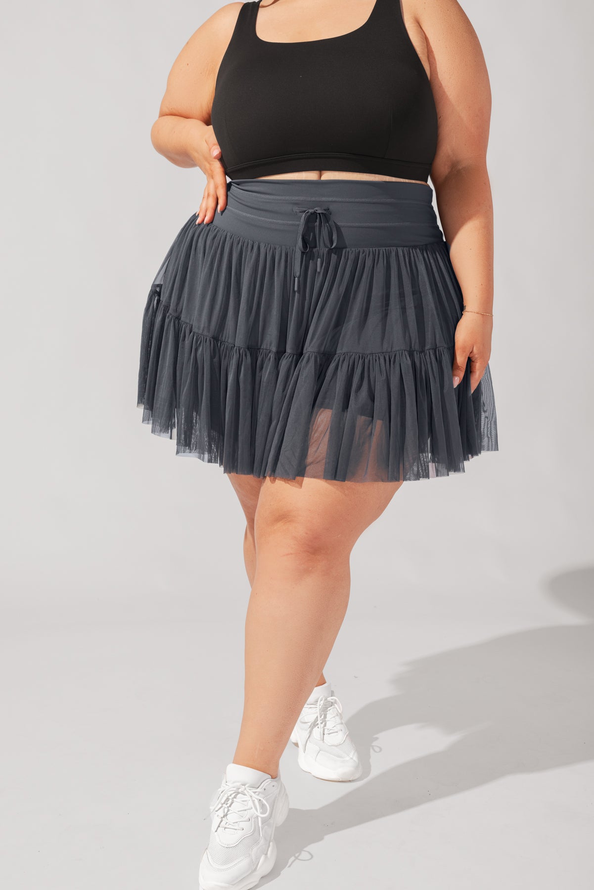 Pirouette Skort - Smoky Grey Outlet The Cheapest