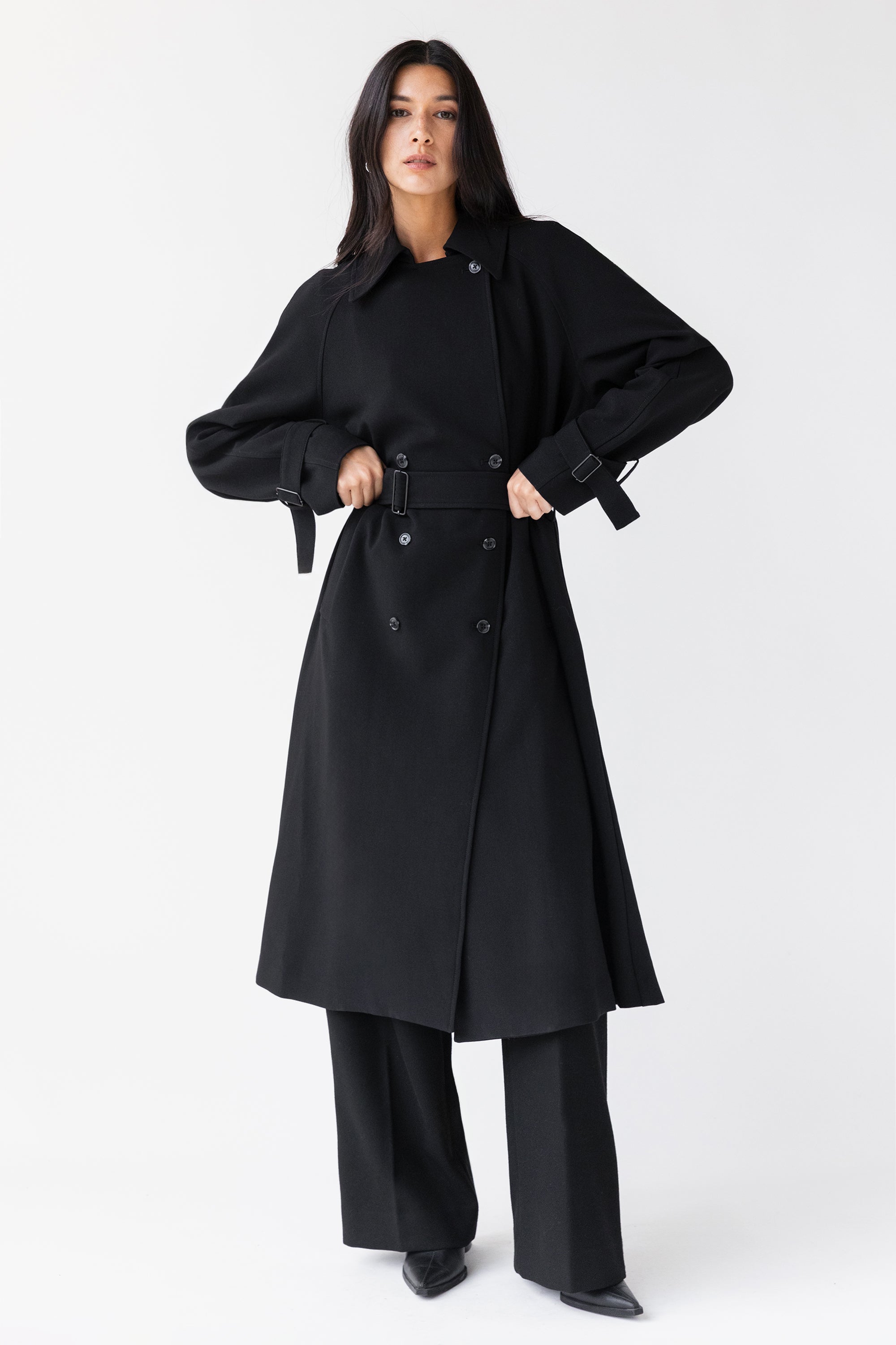 OVERSIZED TRENCH COAT The Cheapest Cheap Online