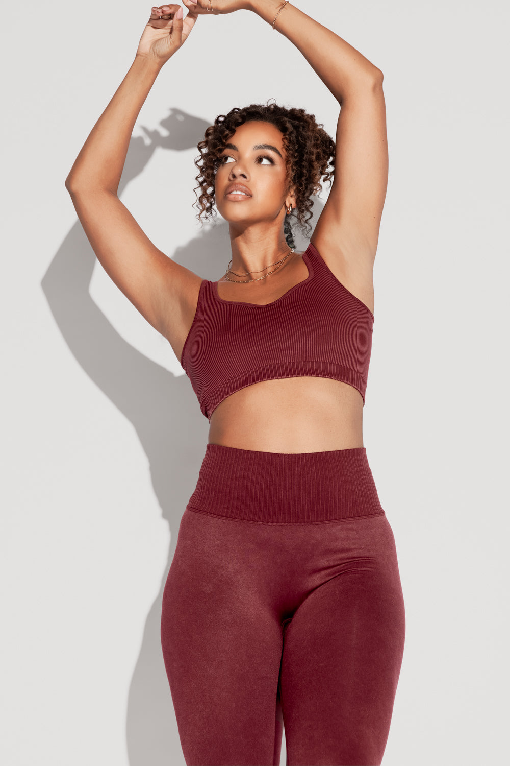 Be My Sweetheart Seamless Crop Top - Garnet Factory Outlet For Sale