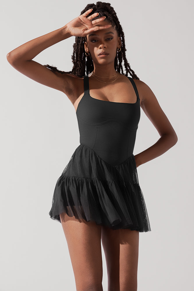 Corset Pirouette Dress - Black Outlet Locations Cheap Pice