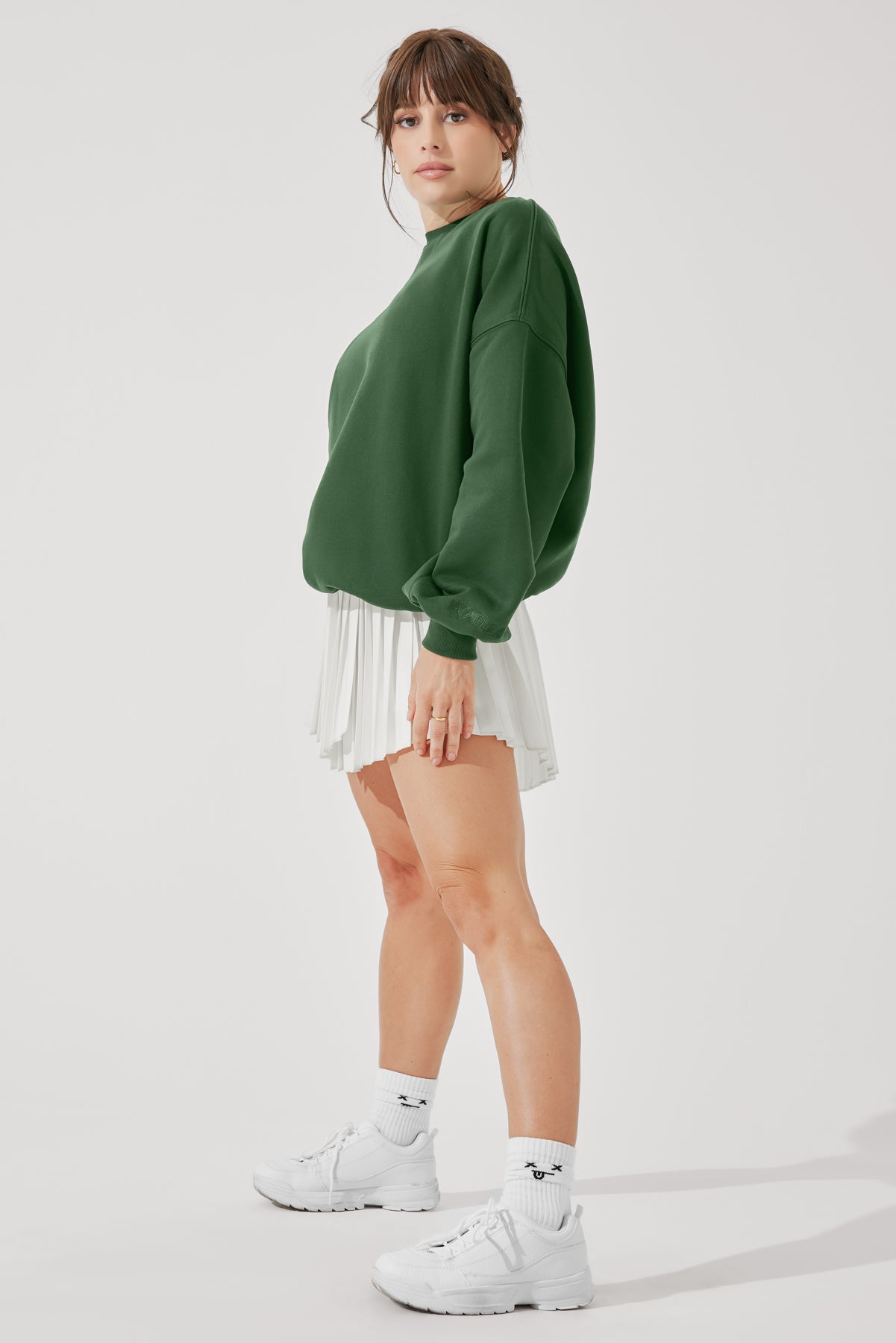 Cloud Crewneck Sweater - Fern Green Clearance Wiki