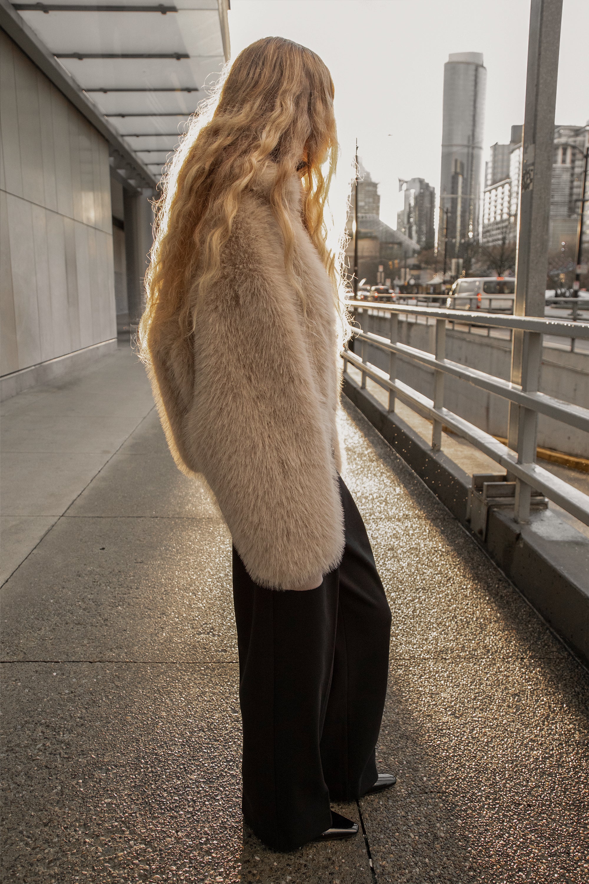 FUZZY BOMBER JACKET In China For Sale