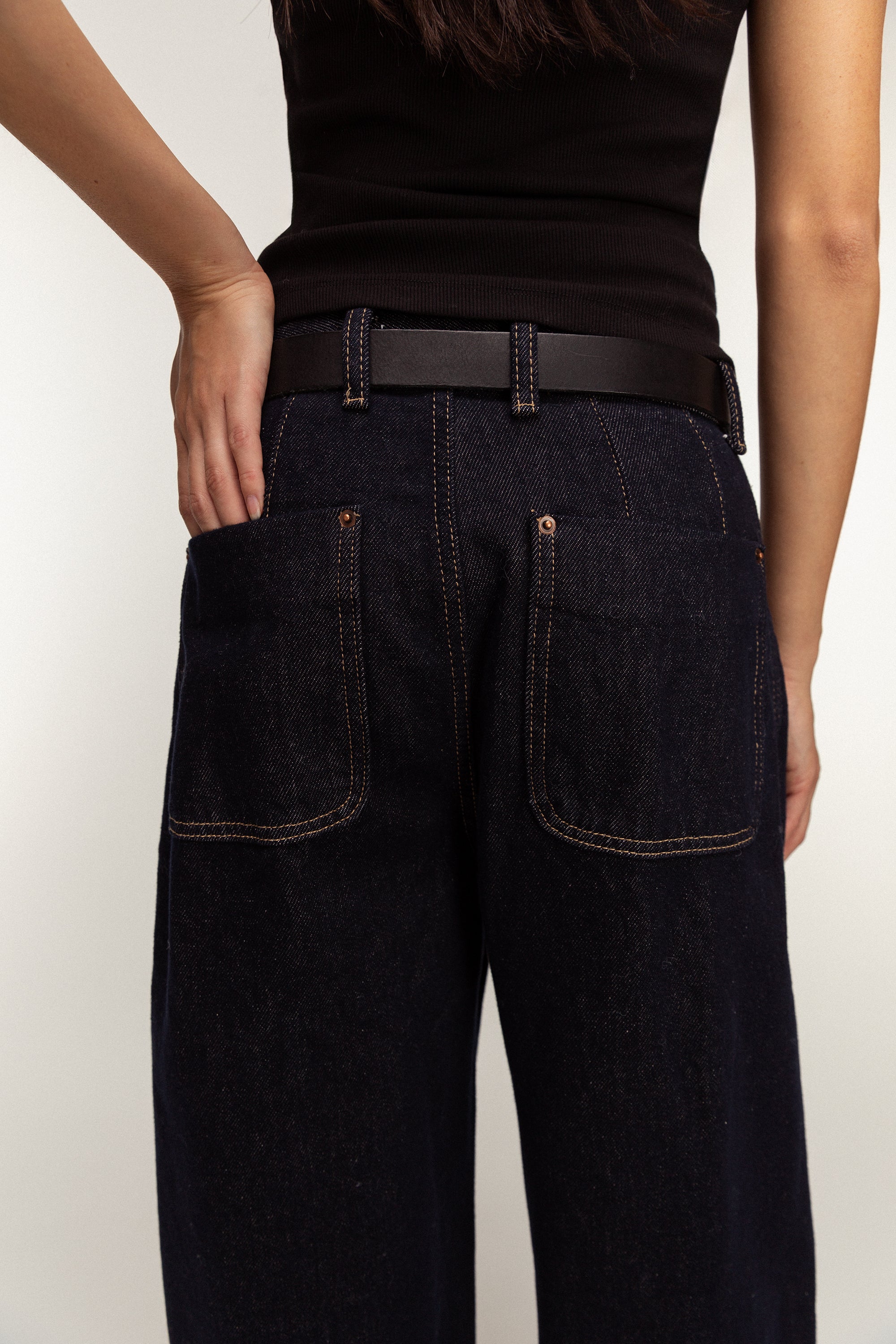 DARK WASH BARREL JEANS Clearance Wiki