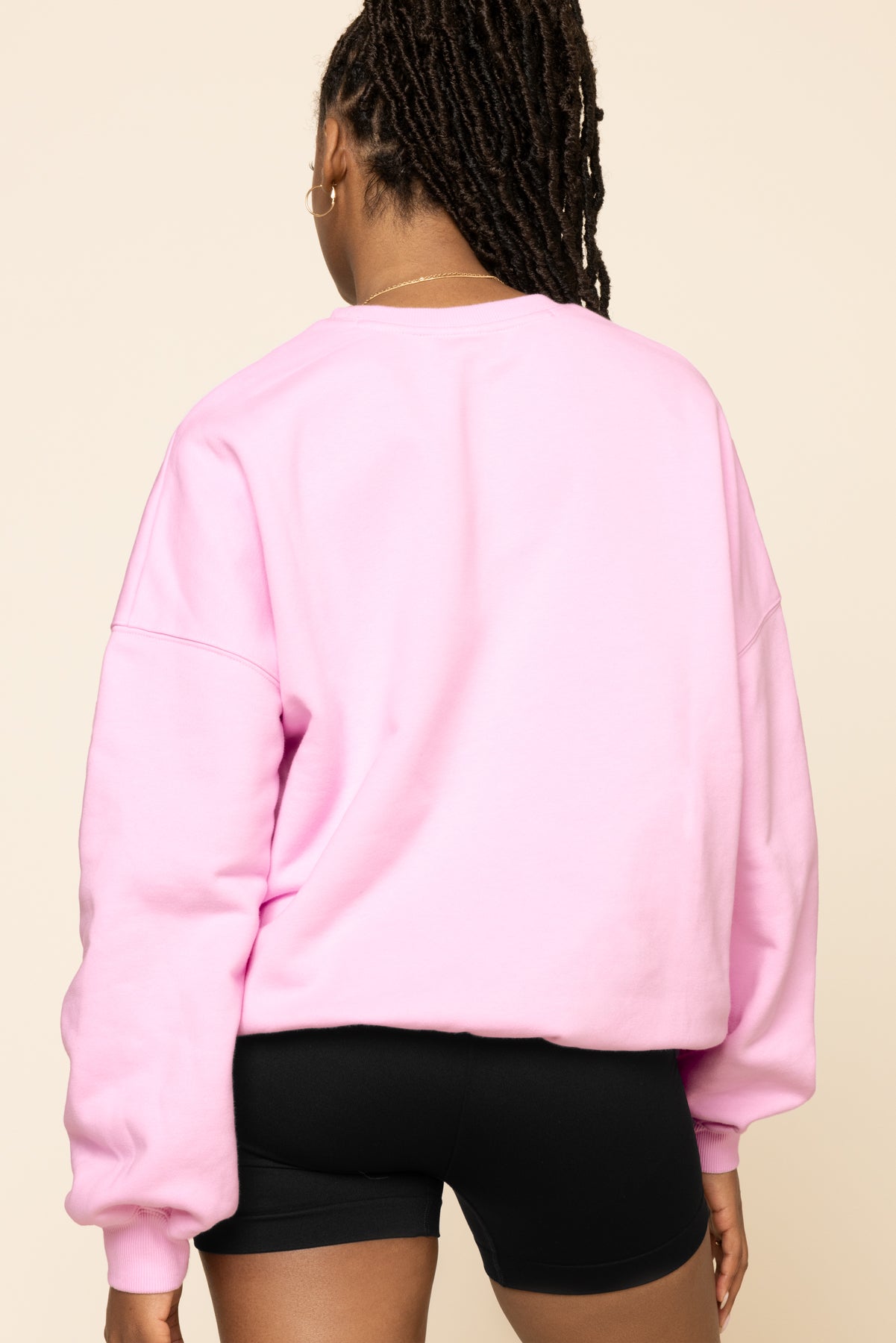 POPFLEX Cloud Crewneck Sweater - Pink Crush For Cheap Pice