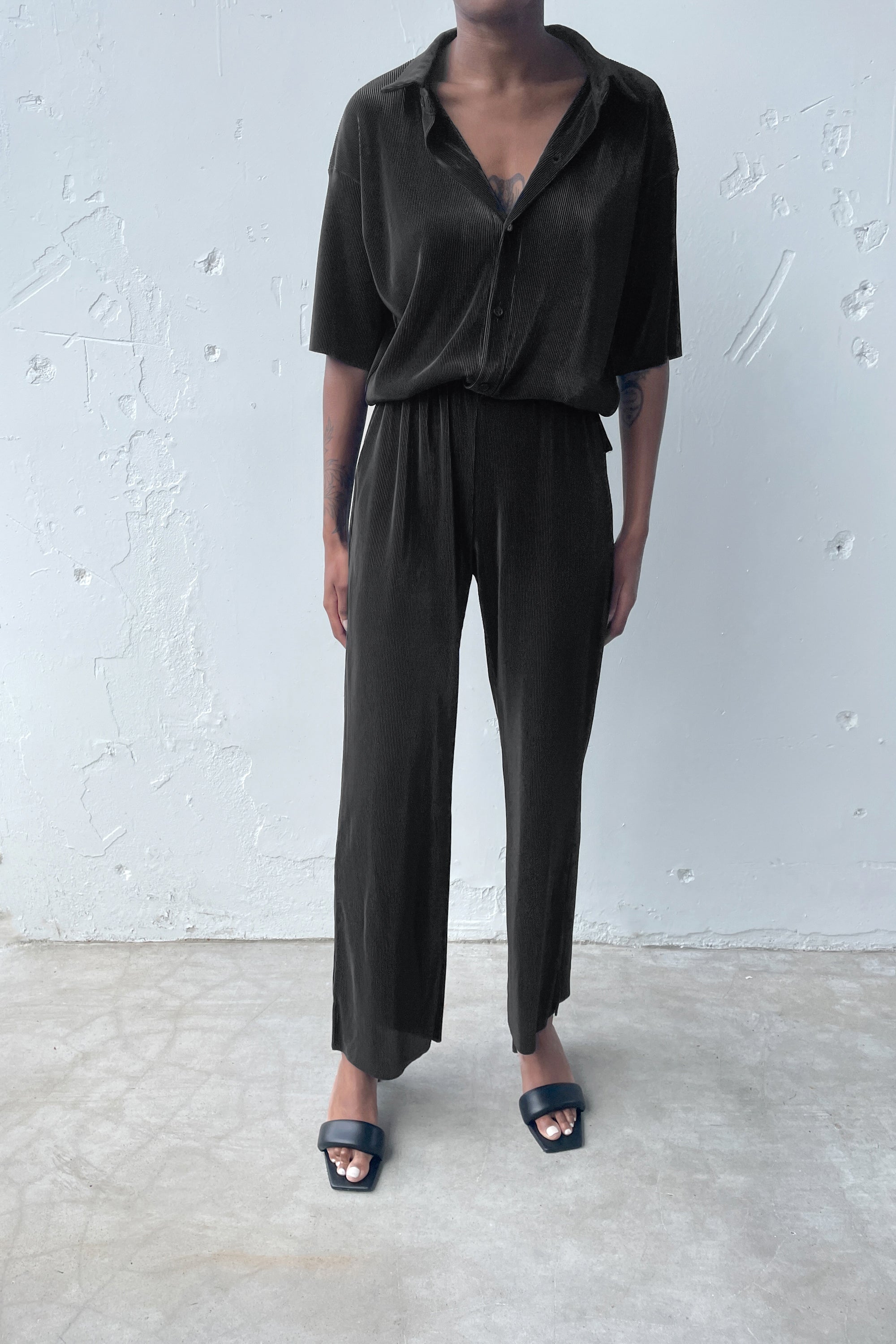 PLEATED JUMPSUIT Find Great Online