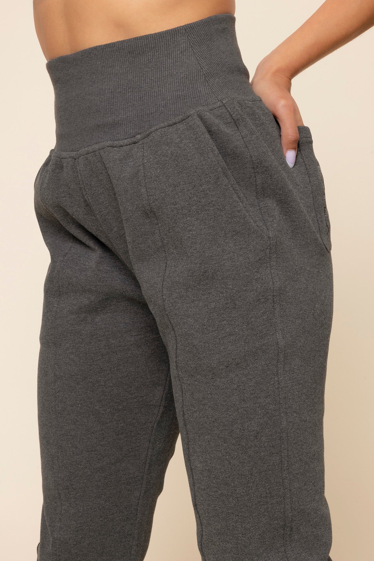 Ooey Gooey Jogger - Charcoal Heather Outlet 100% Original