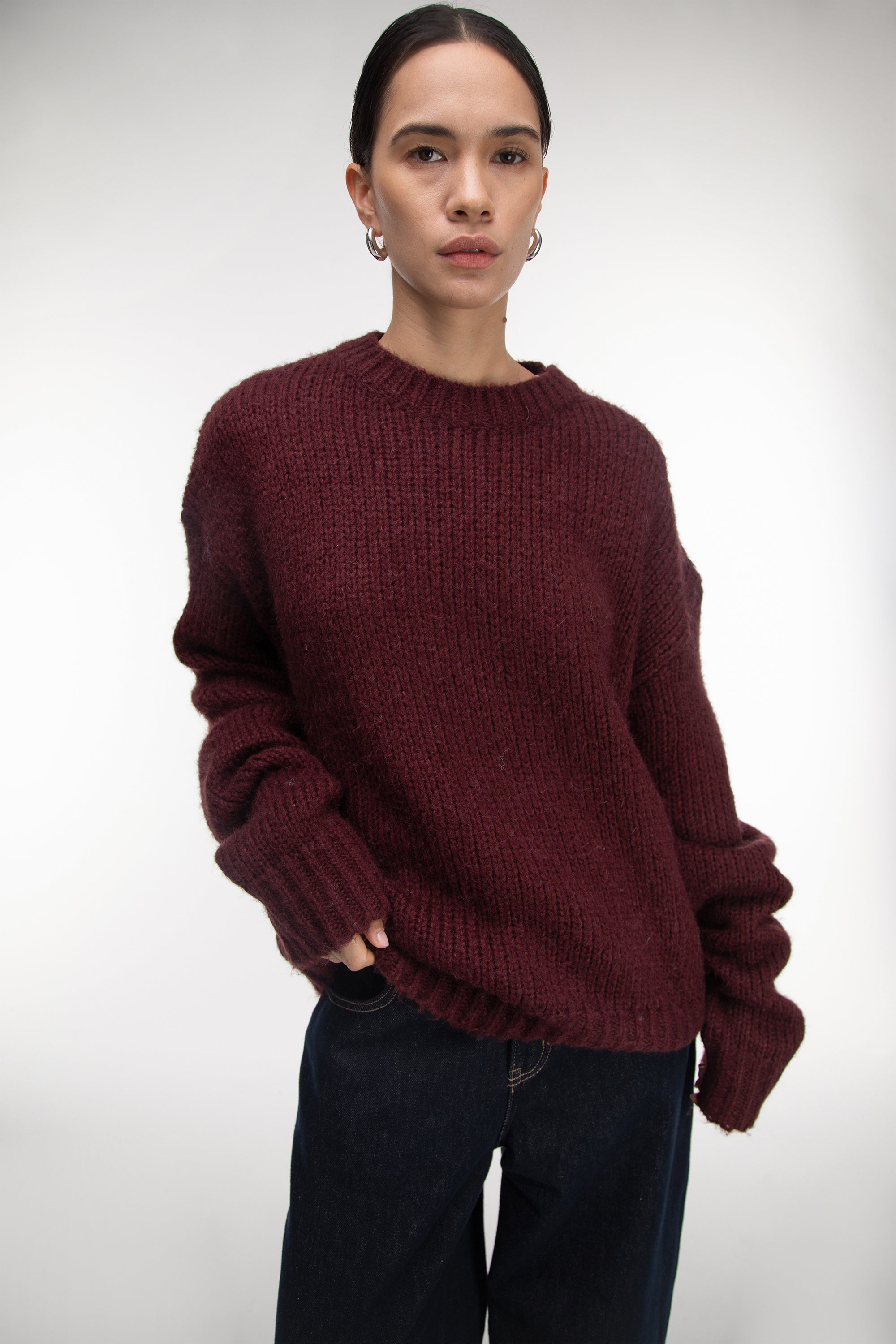 OVERSIZED WOOL-BLEND SWEATER Release Dates Cheap Online