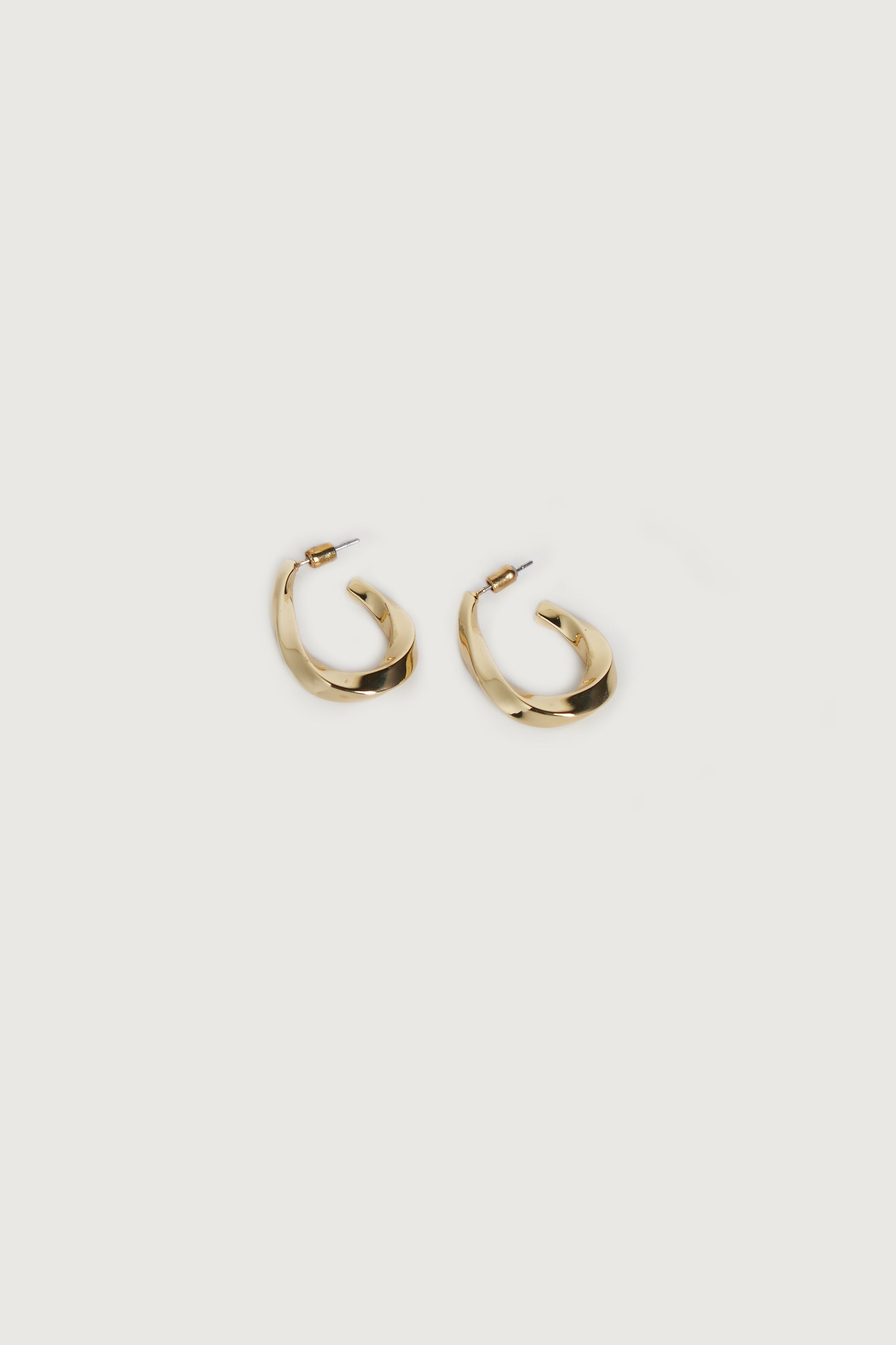 ABSTRACT OPEN HOOP EARRING Clearance Big Sale