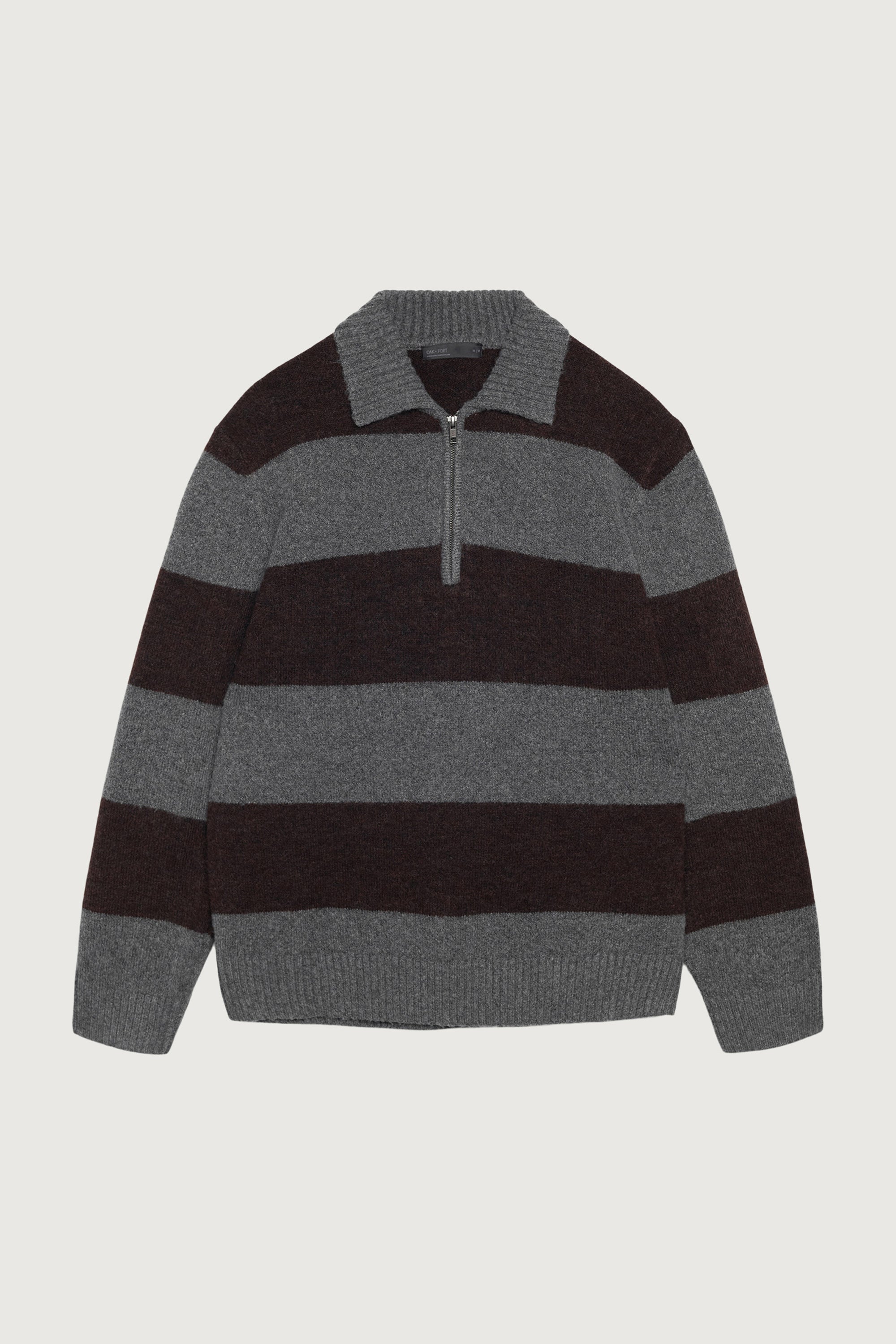 STRIPED RUGBY POLO SWEATER Huge Surprise Cheap Online