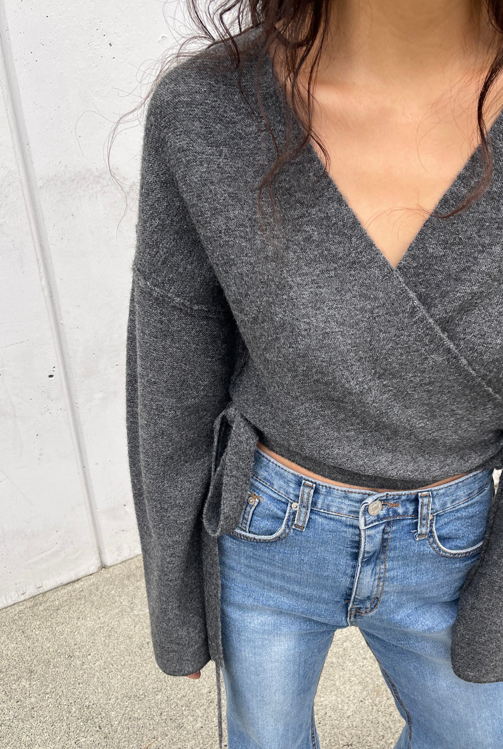 CROPPED WRAP CARDIGAN Buy Cheap Reliable