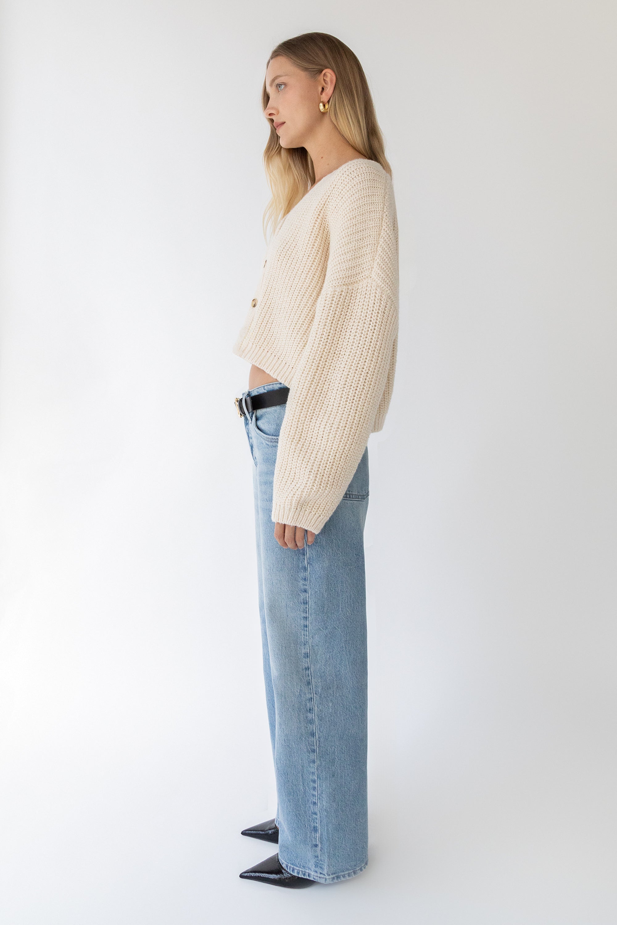 CHUNKY KNIT OVERSIZED CARDIGAN Pices Cheap Online