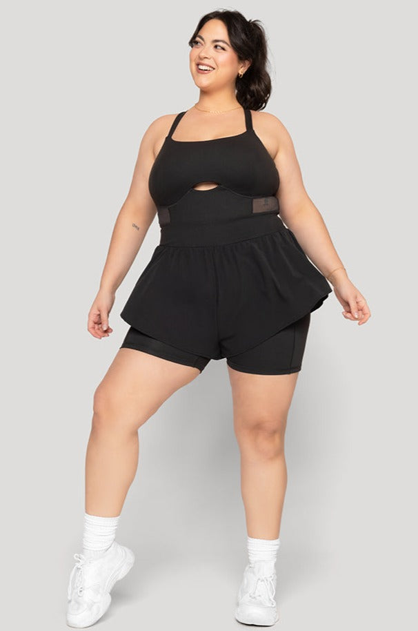 Supershort Runsie - Black Outlet Pices