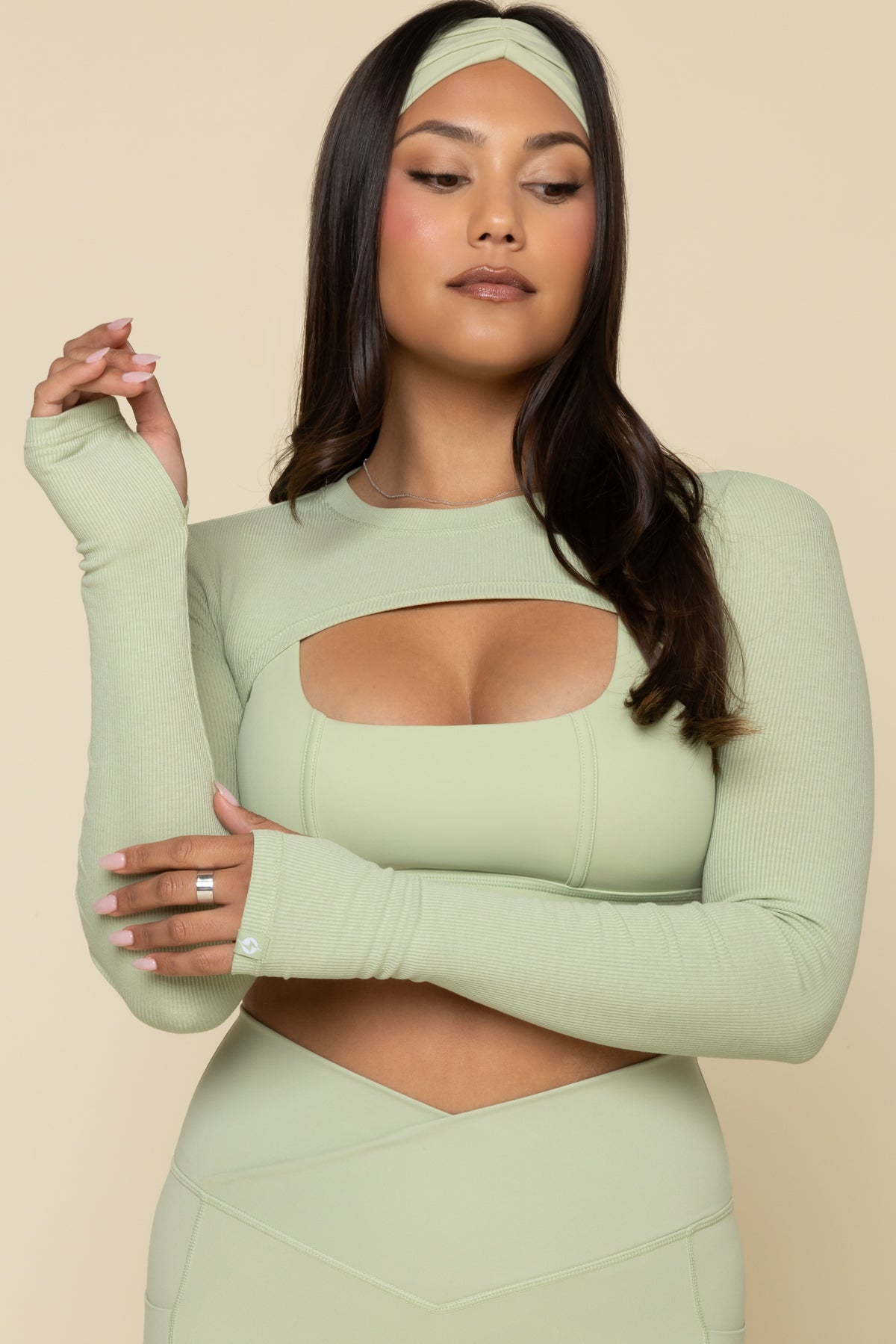 Relev¨¦ Ribbed Shrug - Pistachio Brand New Unisex Cheap Online