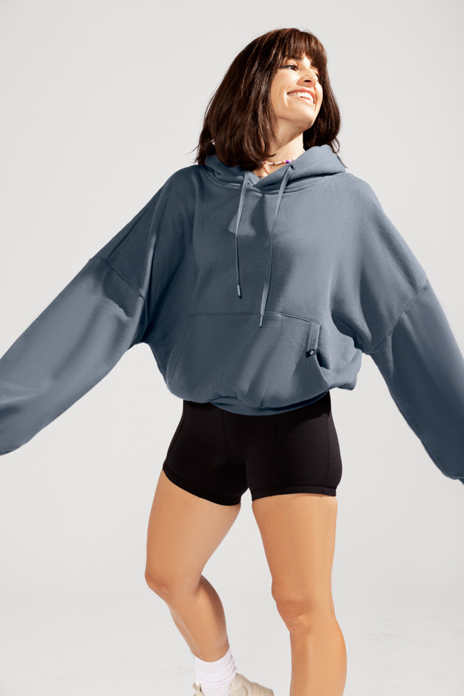 Pullover Cloud Hoodie - Denim Blue Buy Cheap Pay With Paypal