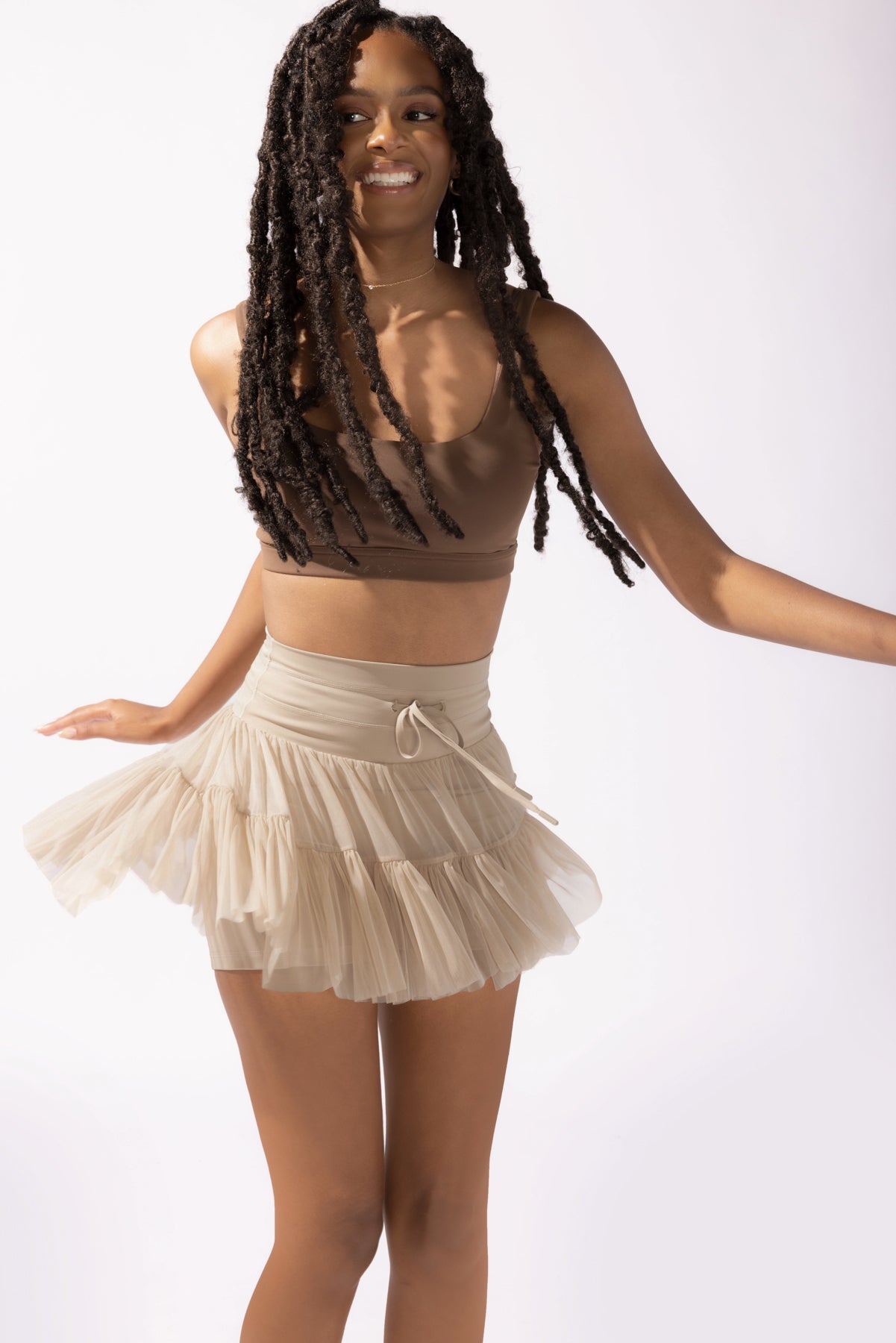 Pirouette Skort - Caf¨¦ au Lait Collections For Sale