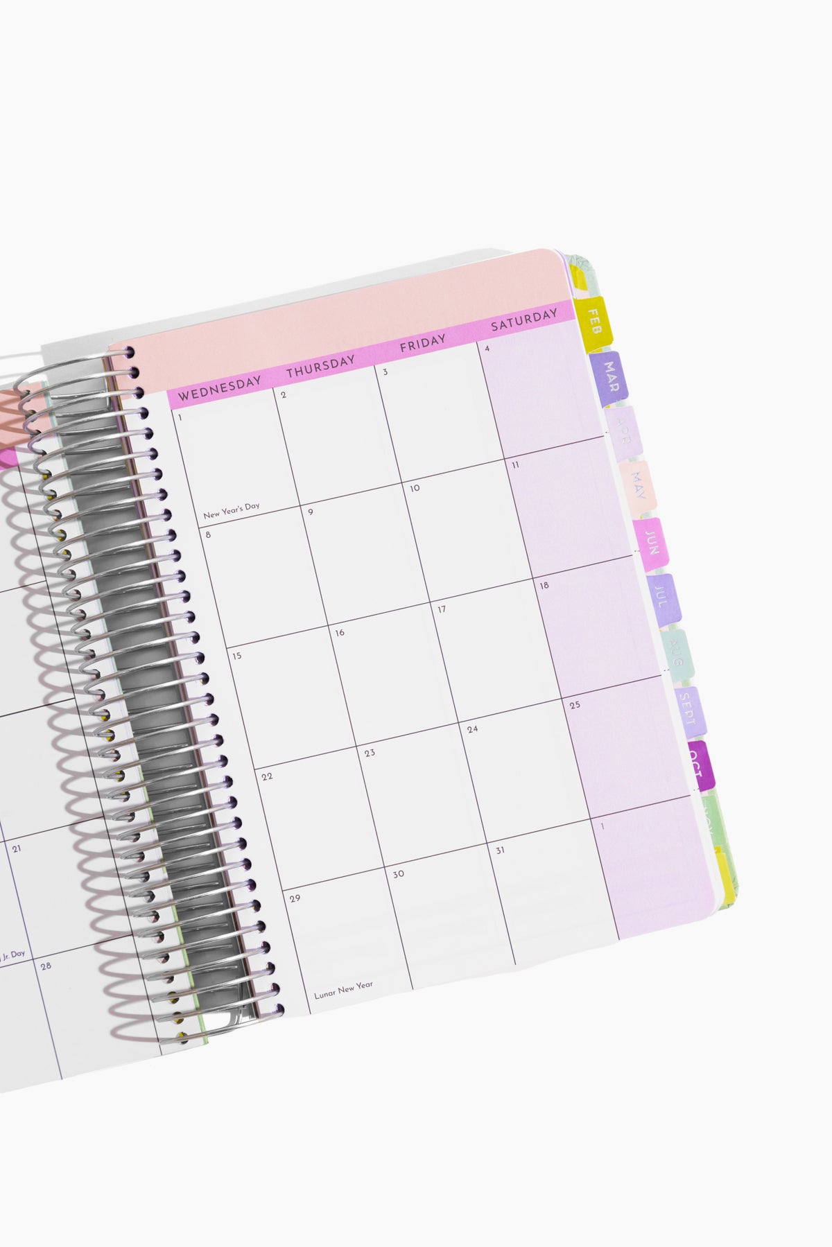 2025 Fit Planner - Rainbow Gradient Latest Collections Online