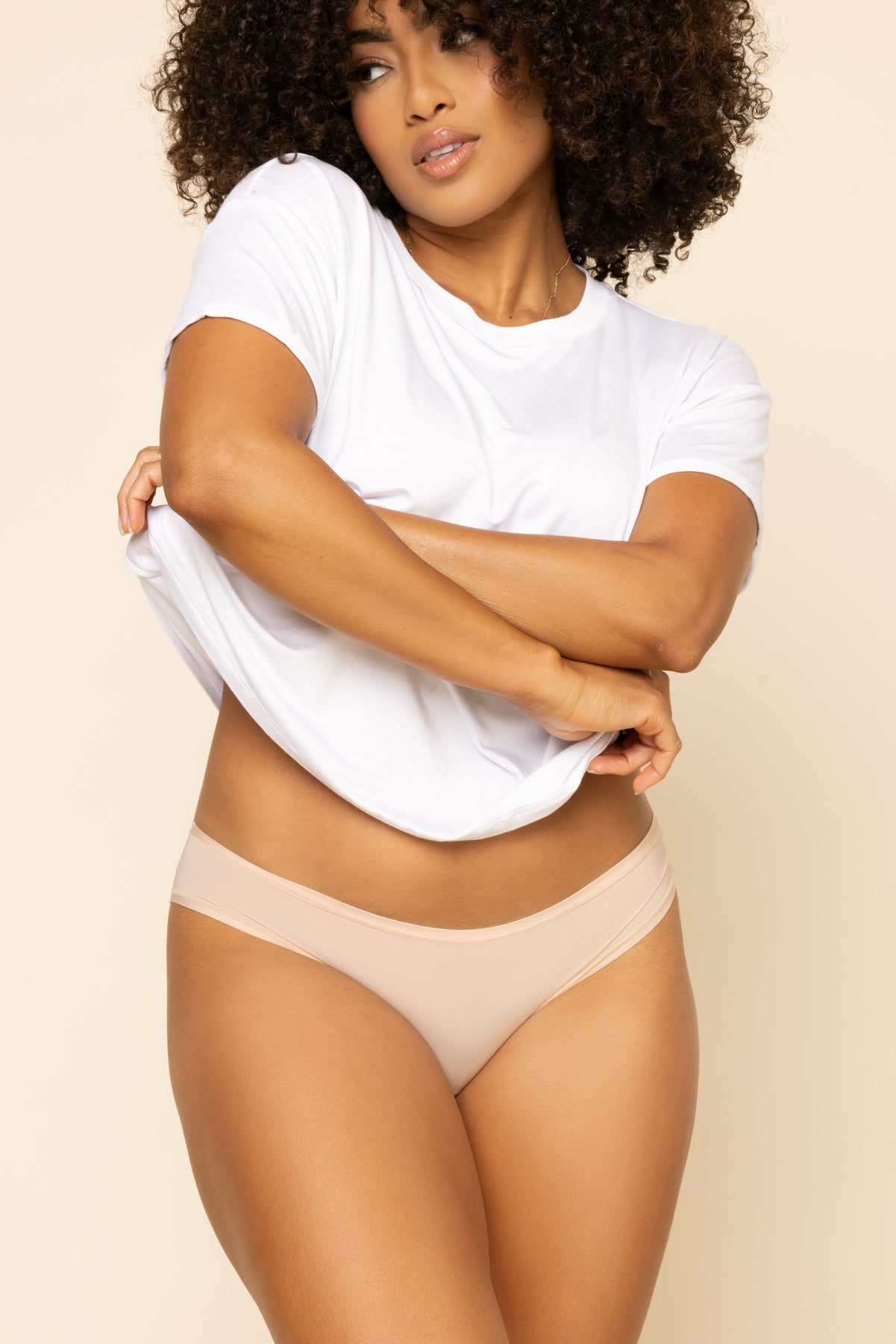 Next to Nothing Cheeky Panty - Rose Beige Sale Deals