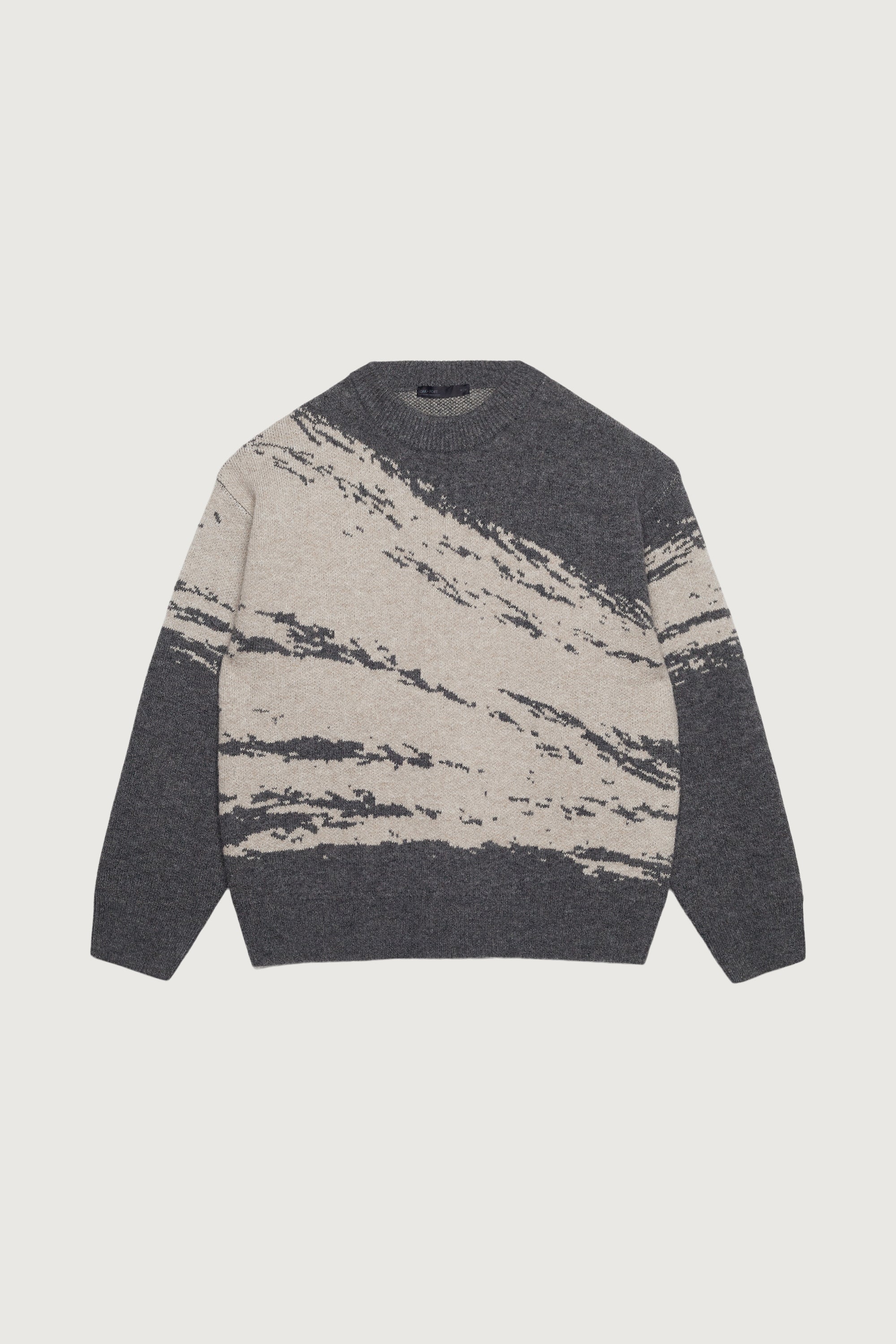 PAINT BRUSH EFFECT CREWNECK SWEATER Discount Nicekicks