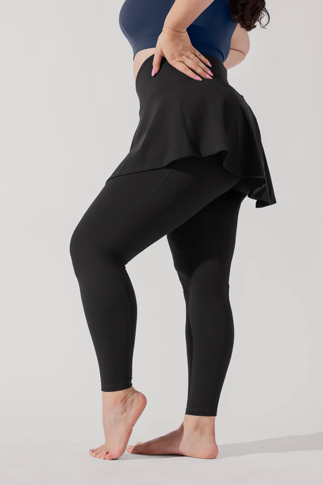 Crisscross Hourglass Sklegging - Black Amazon Footaction