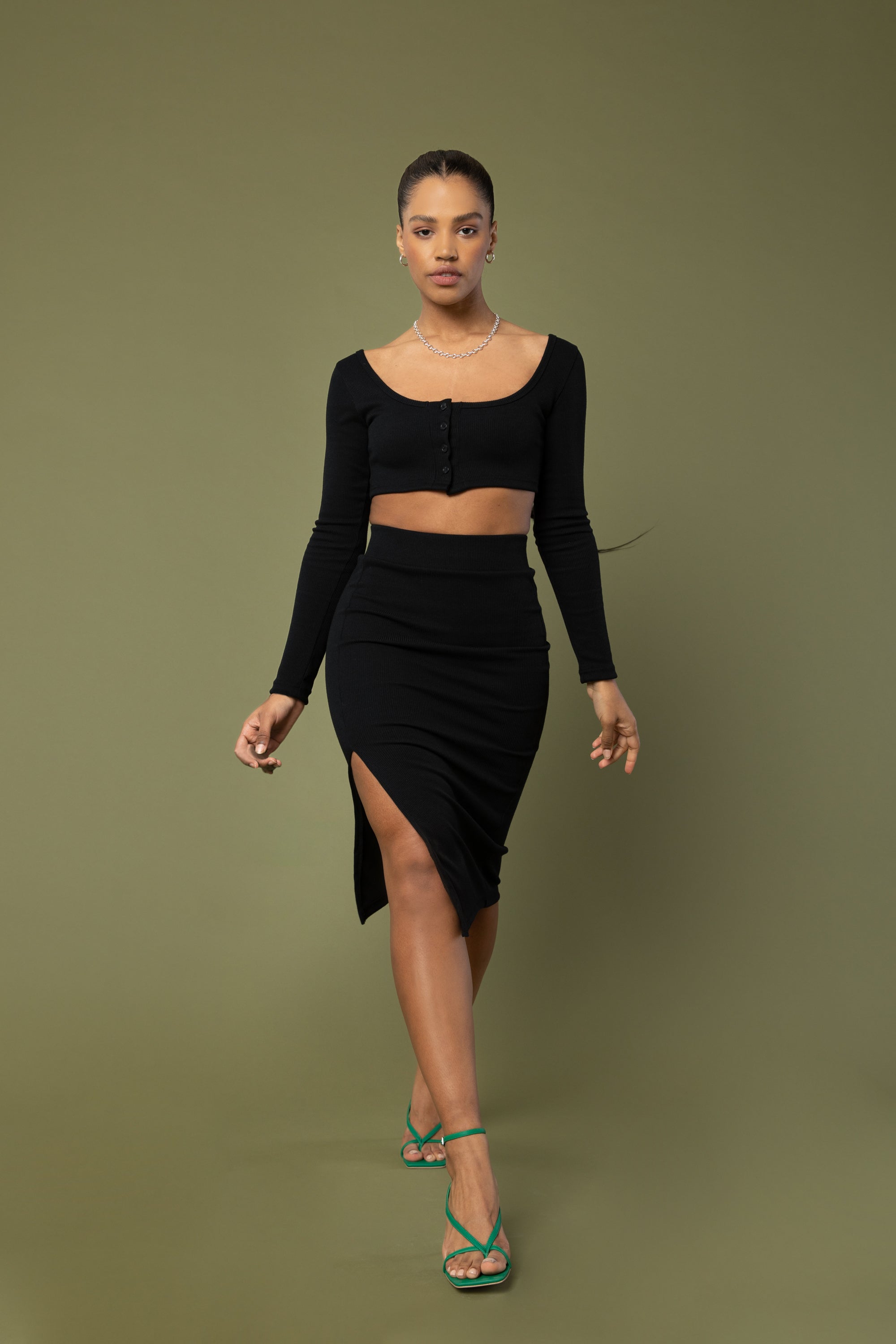 KNIT MIDI SKIRT Low Pice Fee Shipping Cheap Online