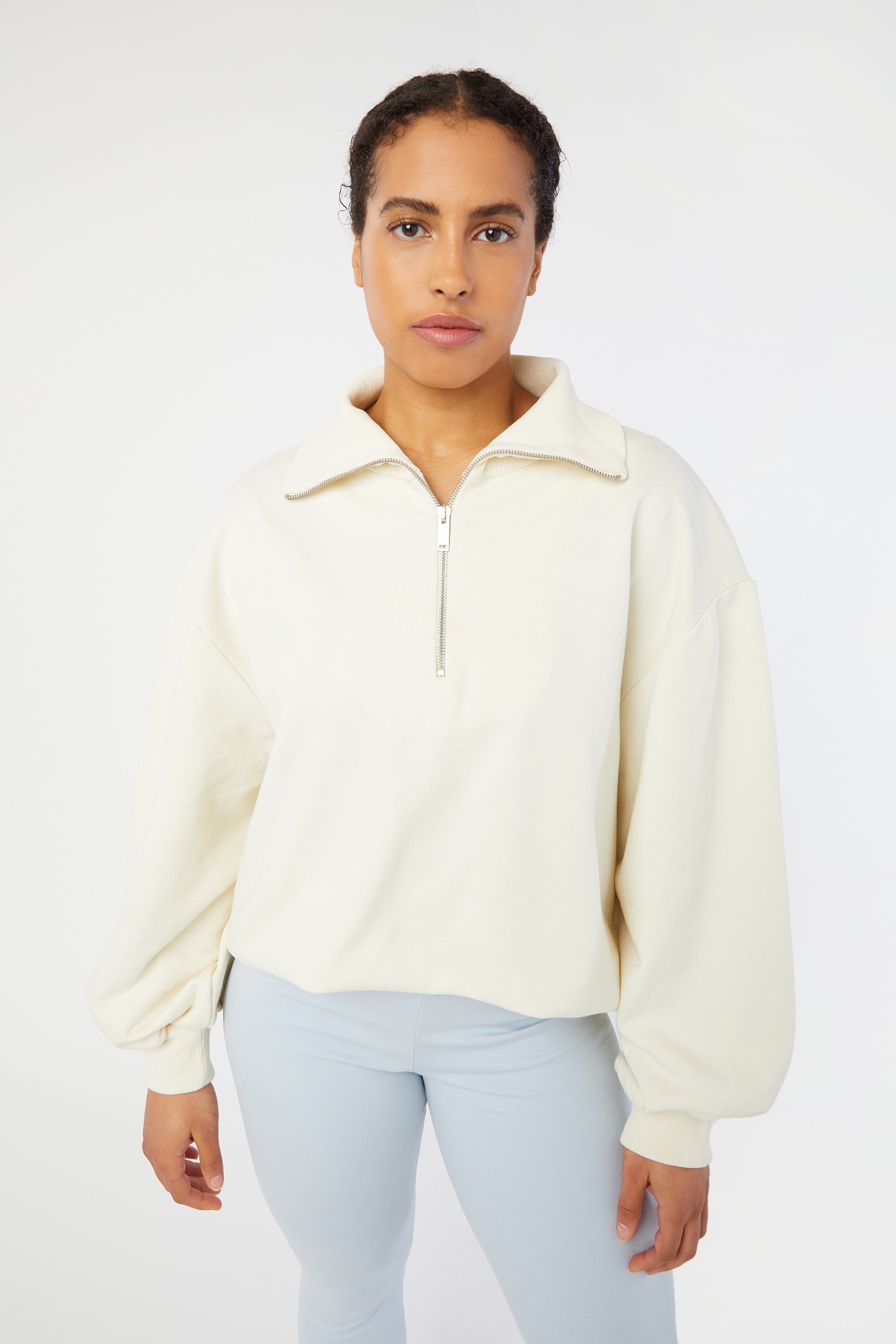 HALF ZIP OVERSIZED SWEATSHIRT Cheap Cheap Online