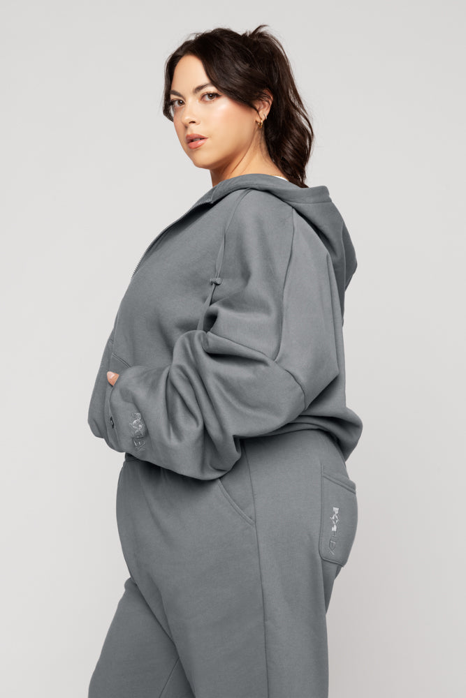 Zip Cloud Hoodie - Smoke Free Shipping Shop Offer