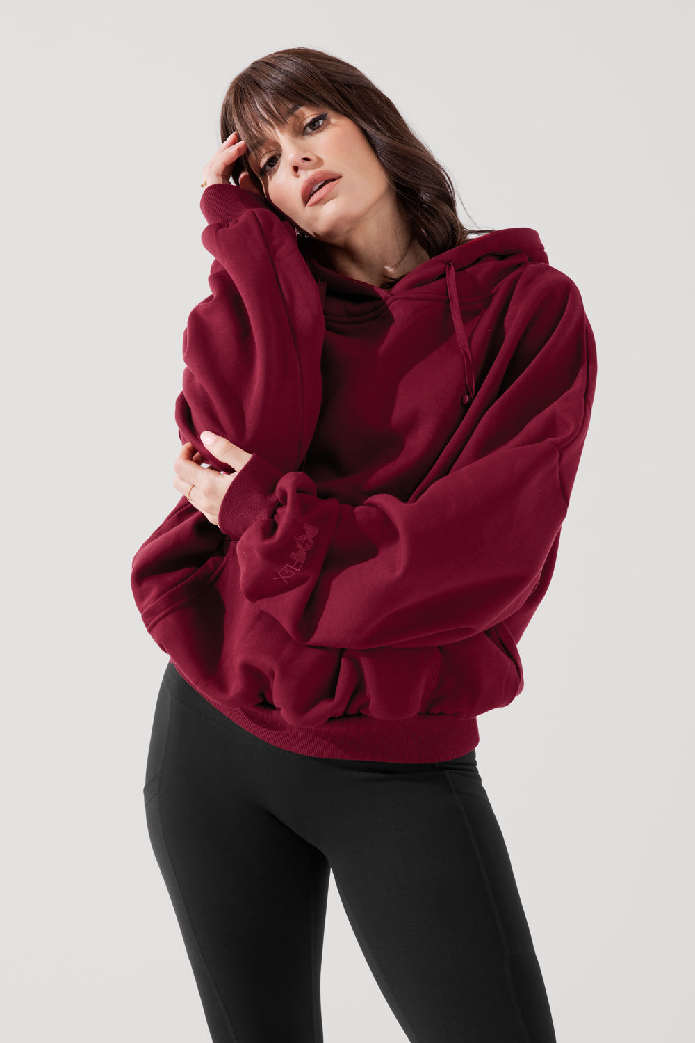 Pullover Cloud Hoodie - Crimson Pictures Cheap Online