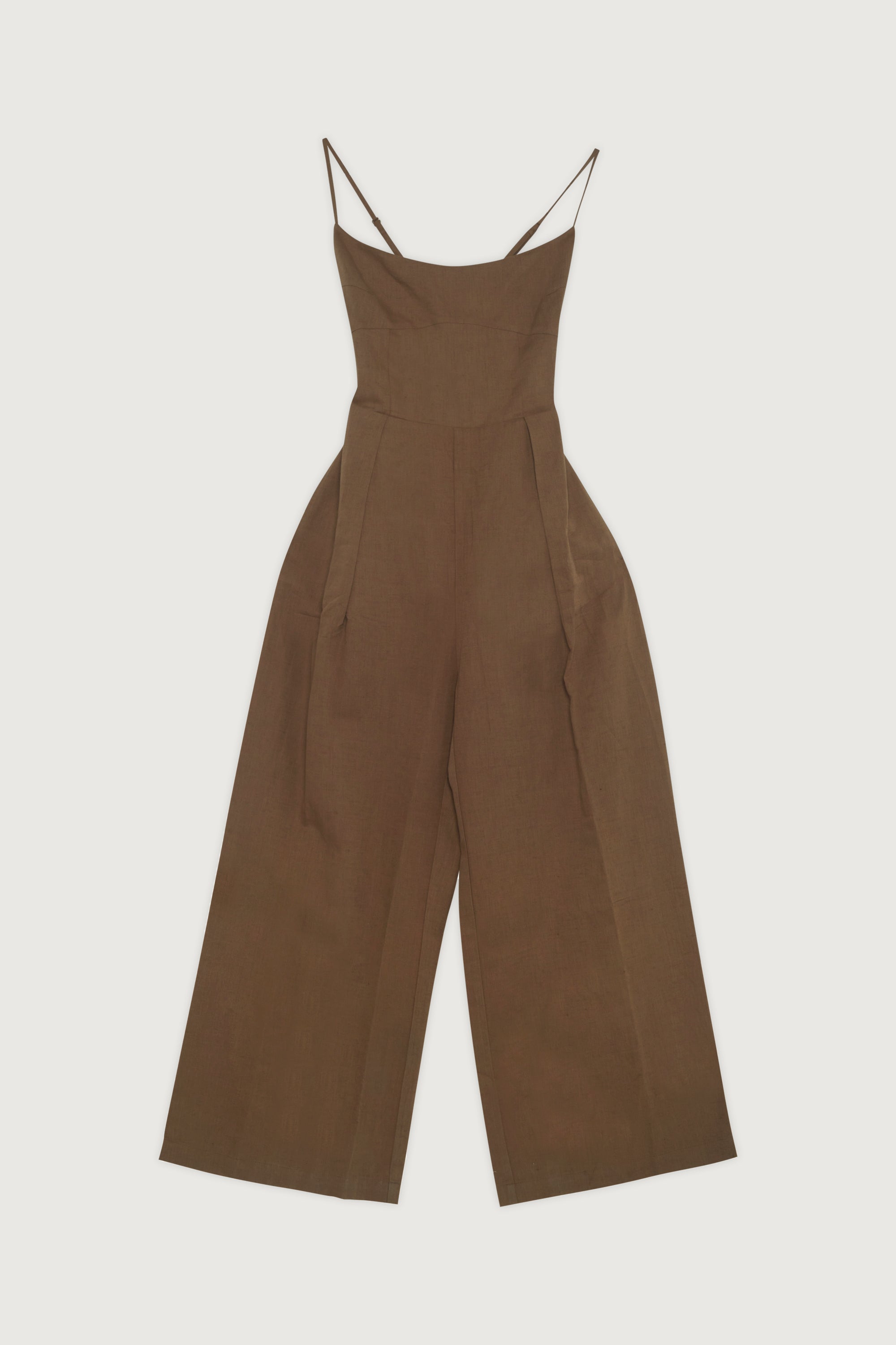 LINEN BLEND JUMPSUIT Clearance For Nice