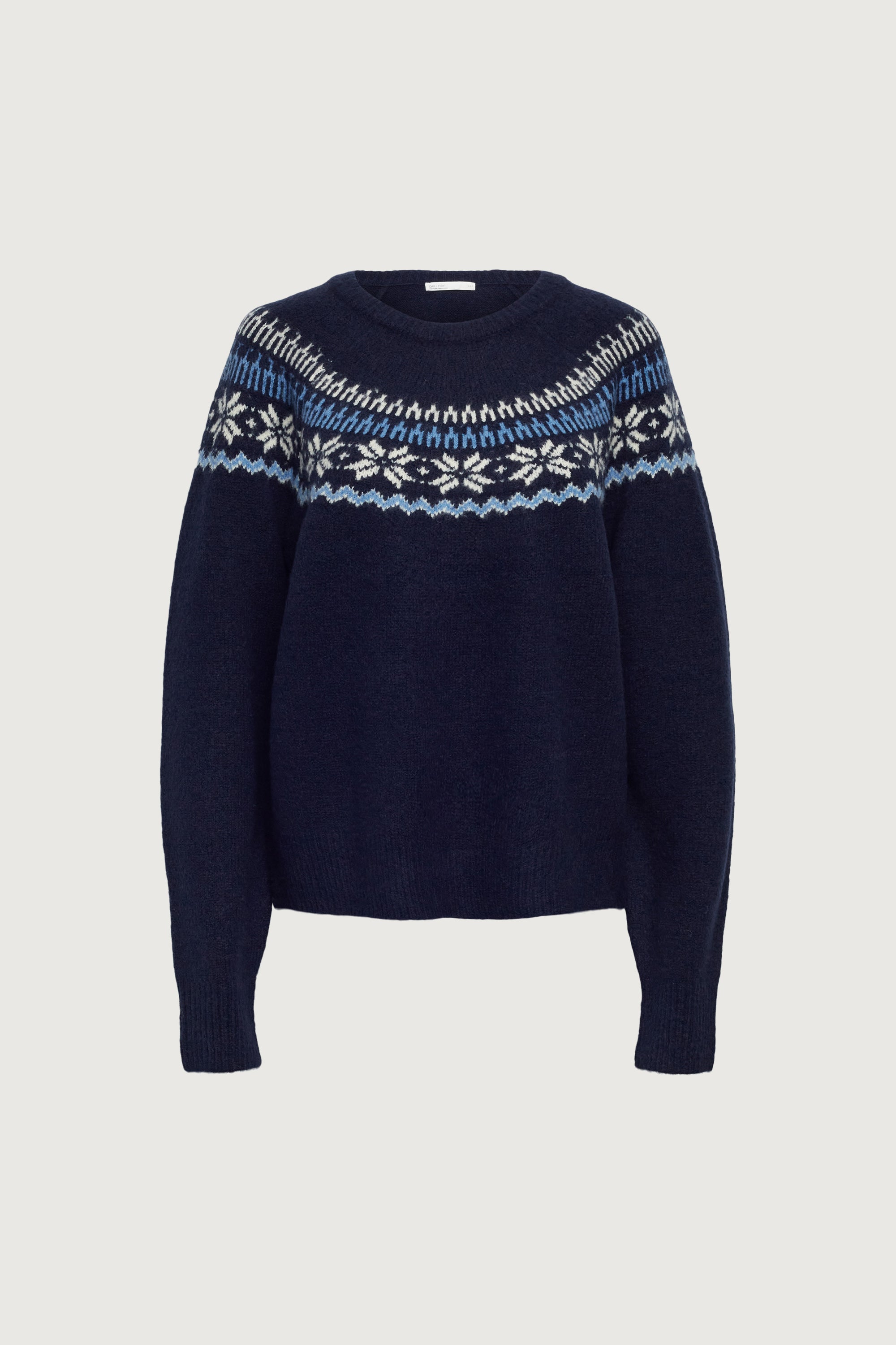 FAIR ISLE CREWNECK SWEATER Newest For Sale