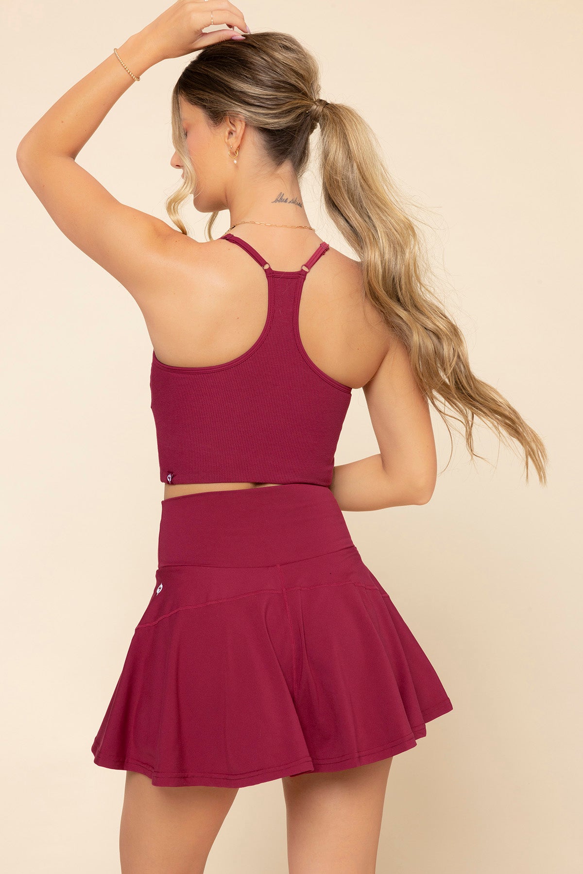 Pli¨¦ Corset Crop Bralette - Ruby Cheap Outlet Locations