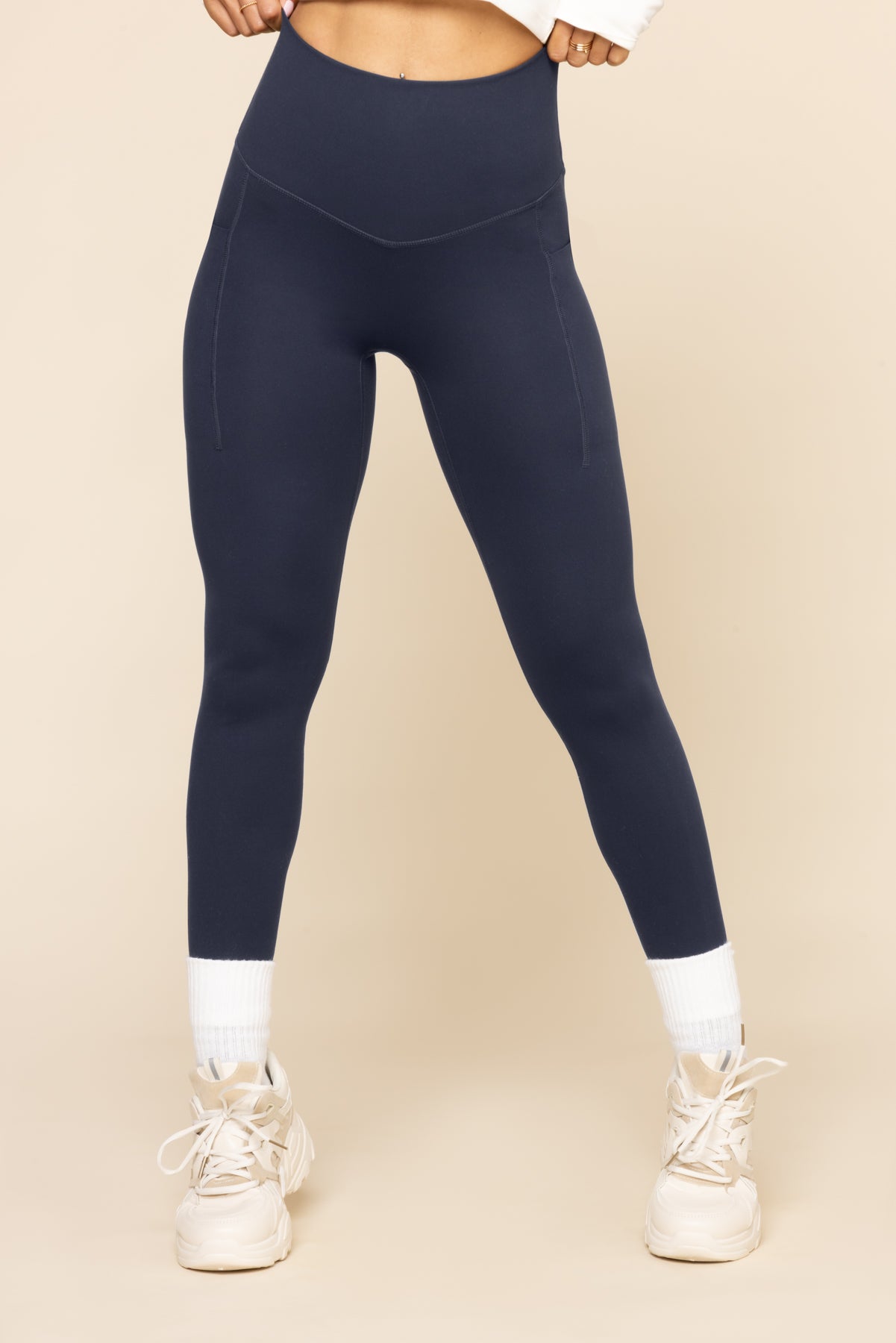 Supersculpt Leggings with Pockets - Cosmic Navy Online Online High Quality