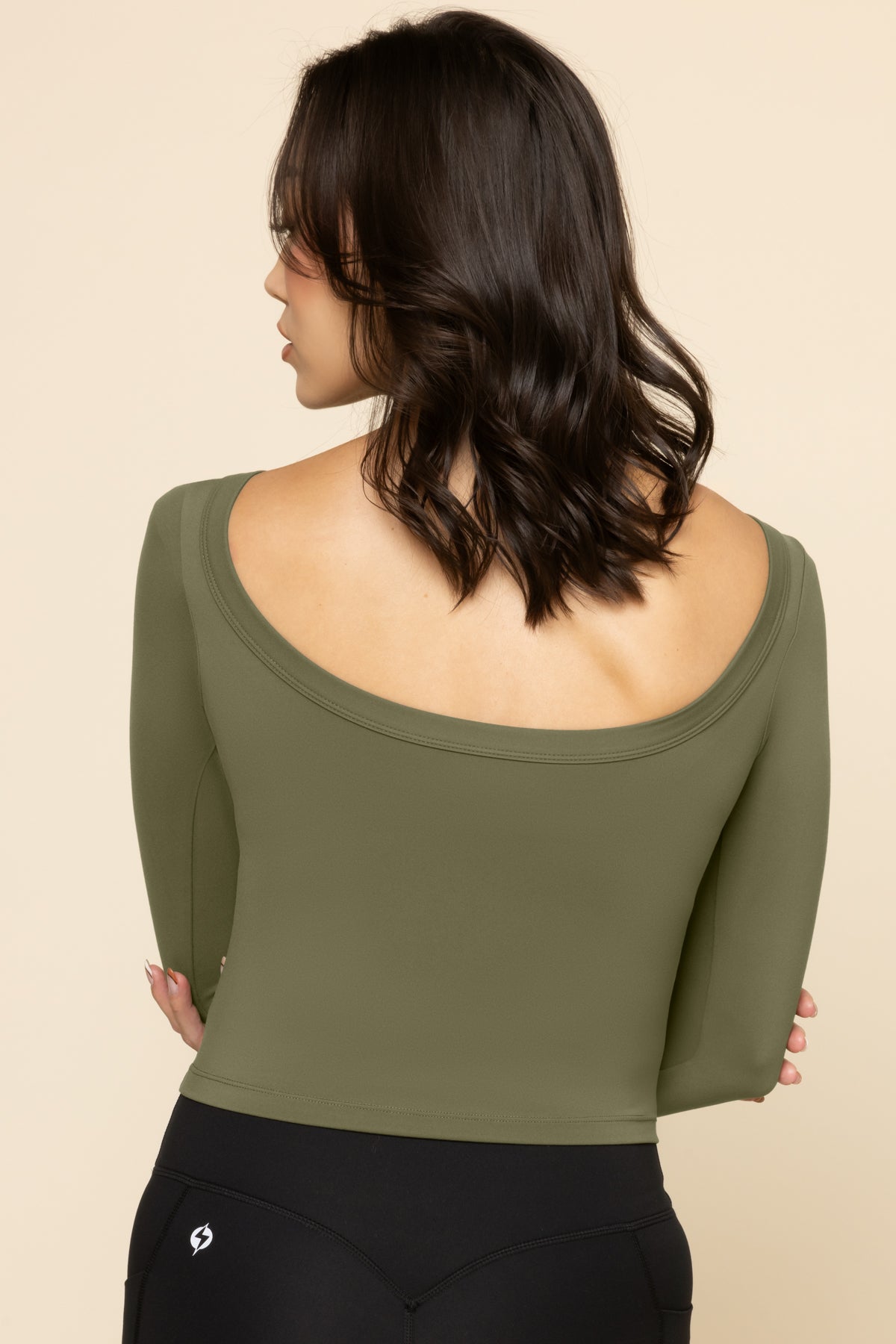 Your Favorite Long Sleeve Reversible Top - Dark Olive Limited Edition Sale Online