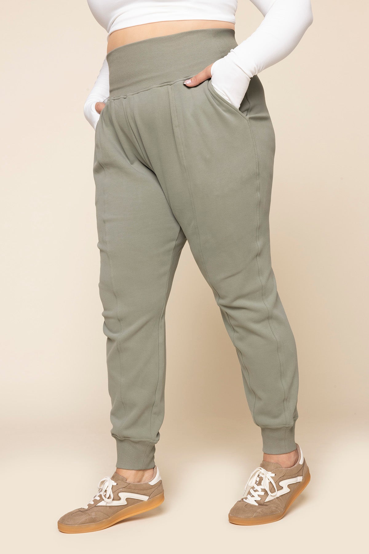 Ooey Gooey Jogger - Light Sage Very Cheap