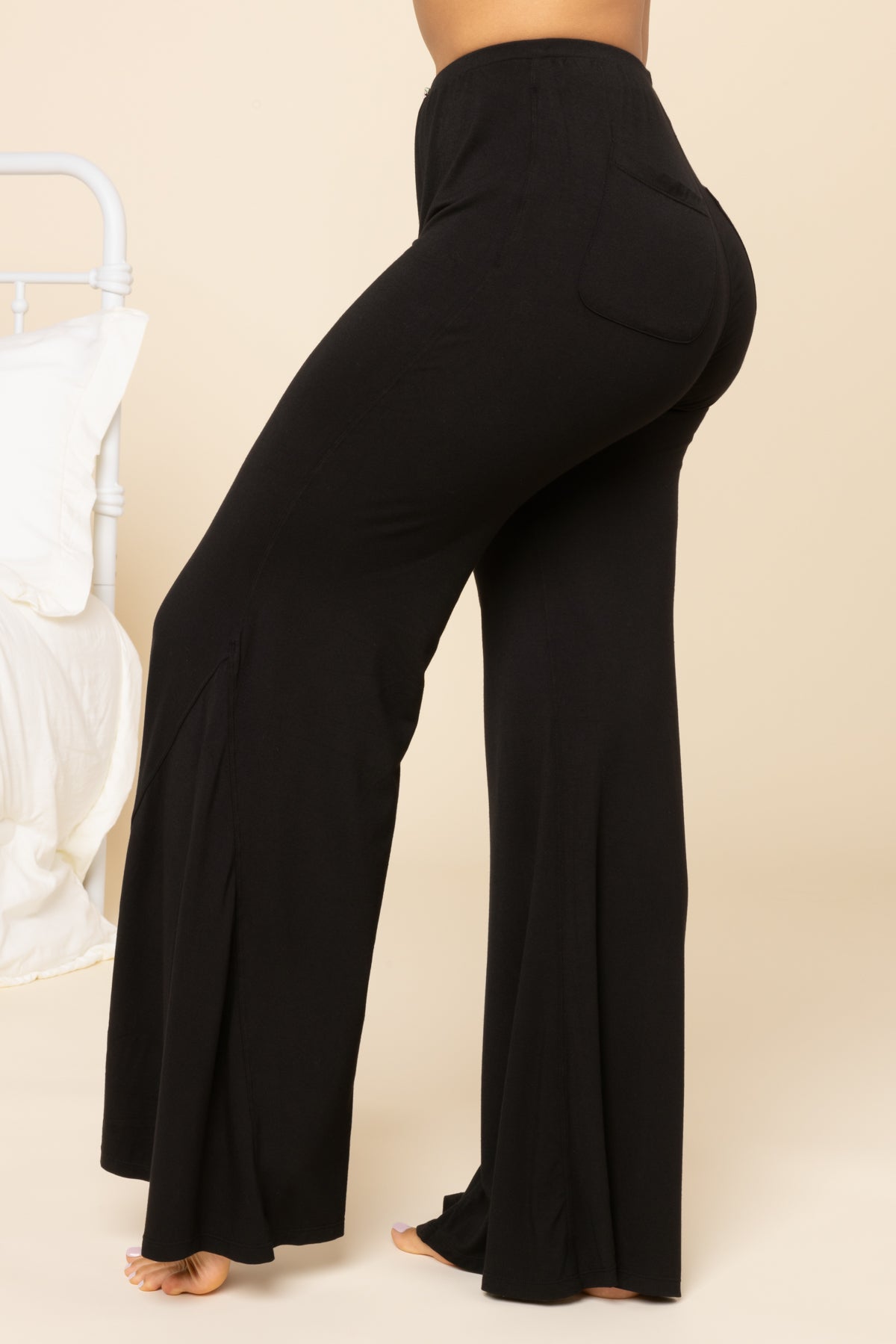 Deep Sleep Bell Bottoms - Black Free Shipping Factory Outlet