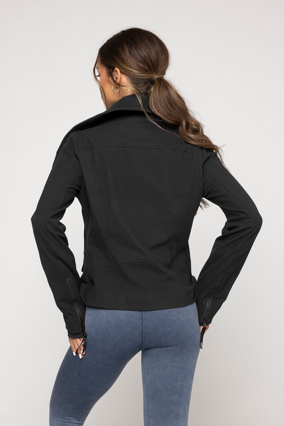 Heart Racer Moto Jacket - Black Store With Big Discount