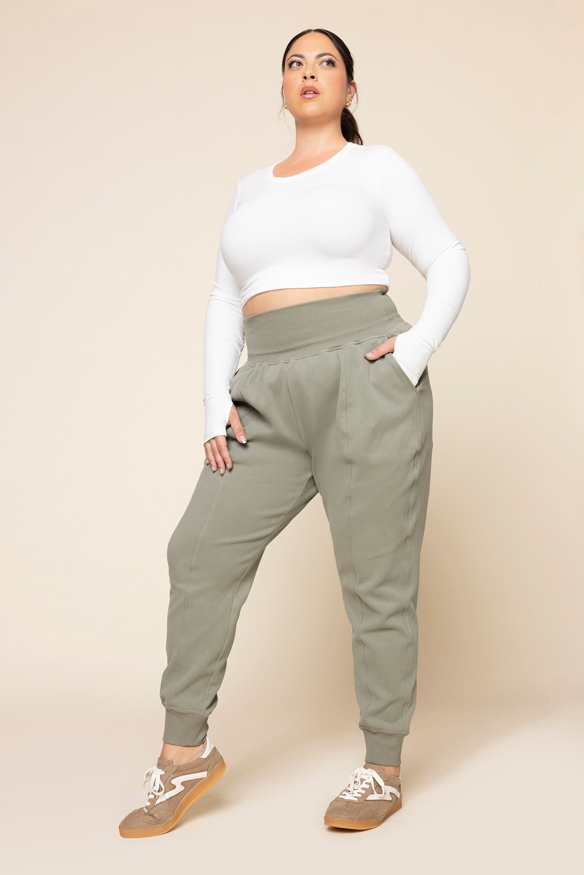 Ooey Gooey Jogger - Light Sage Very Cheap