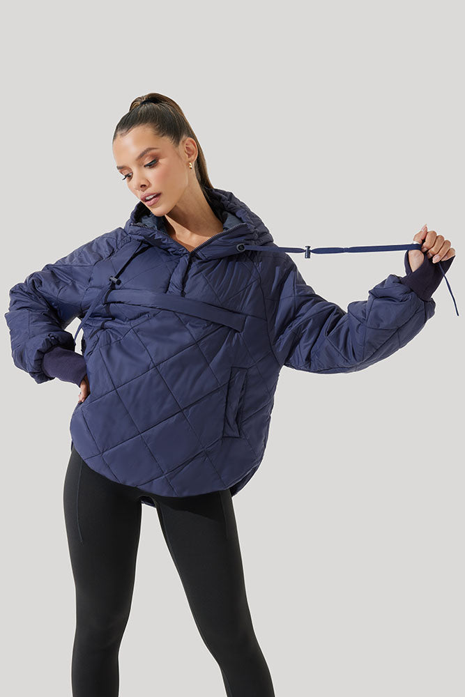 Pillow Packable Puffer Jacket - Peacoat Navy Cheap Cost