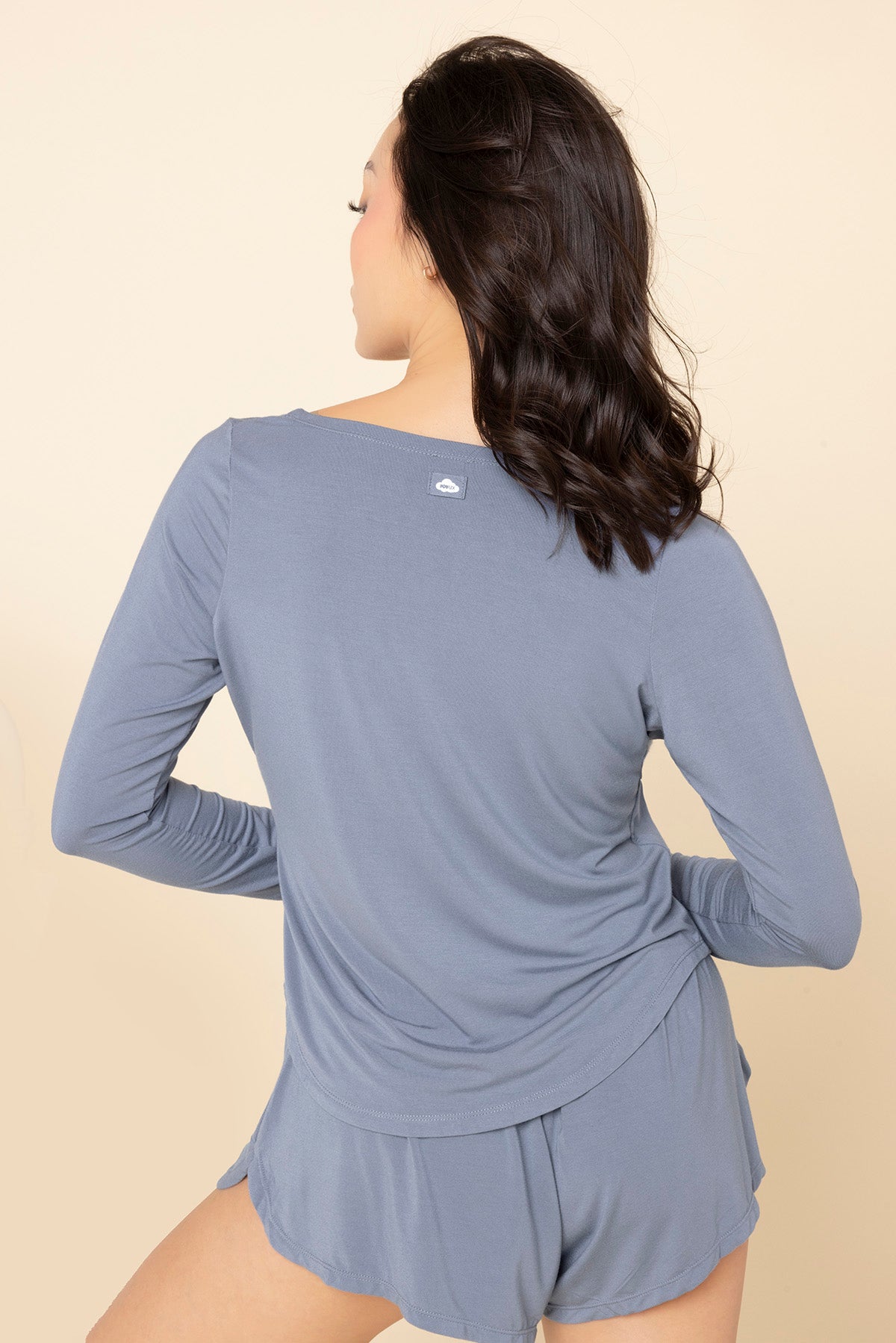 Sleep Tight Long Sleeve Henley - Sleepy Blue Outlet Deals