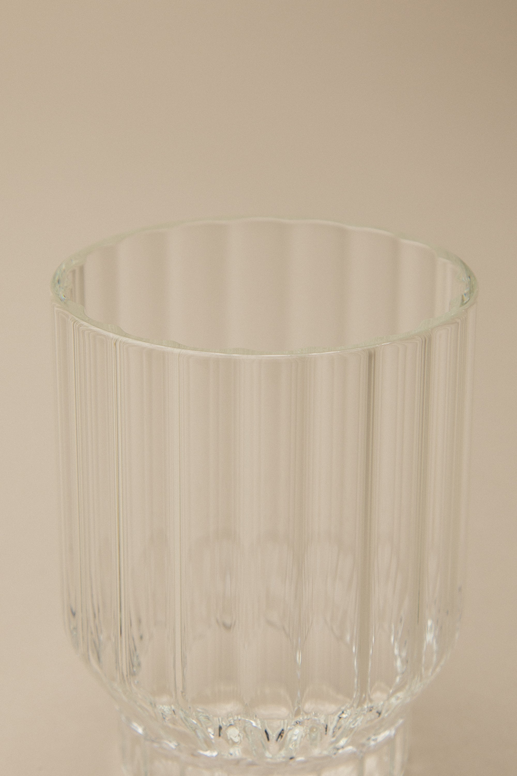 FLUTED TUMBLER GLASSES, SET OF 2 Cheap Official