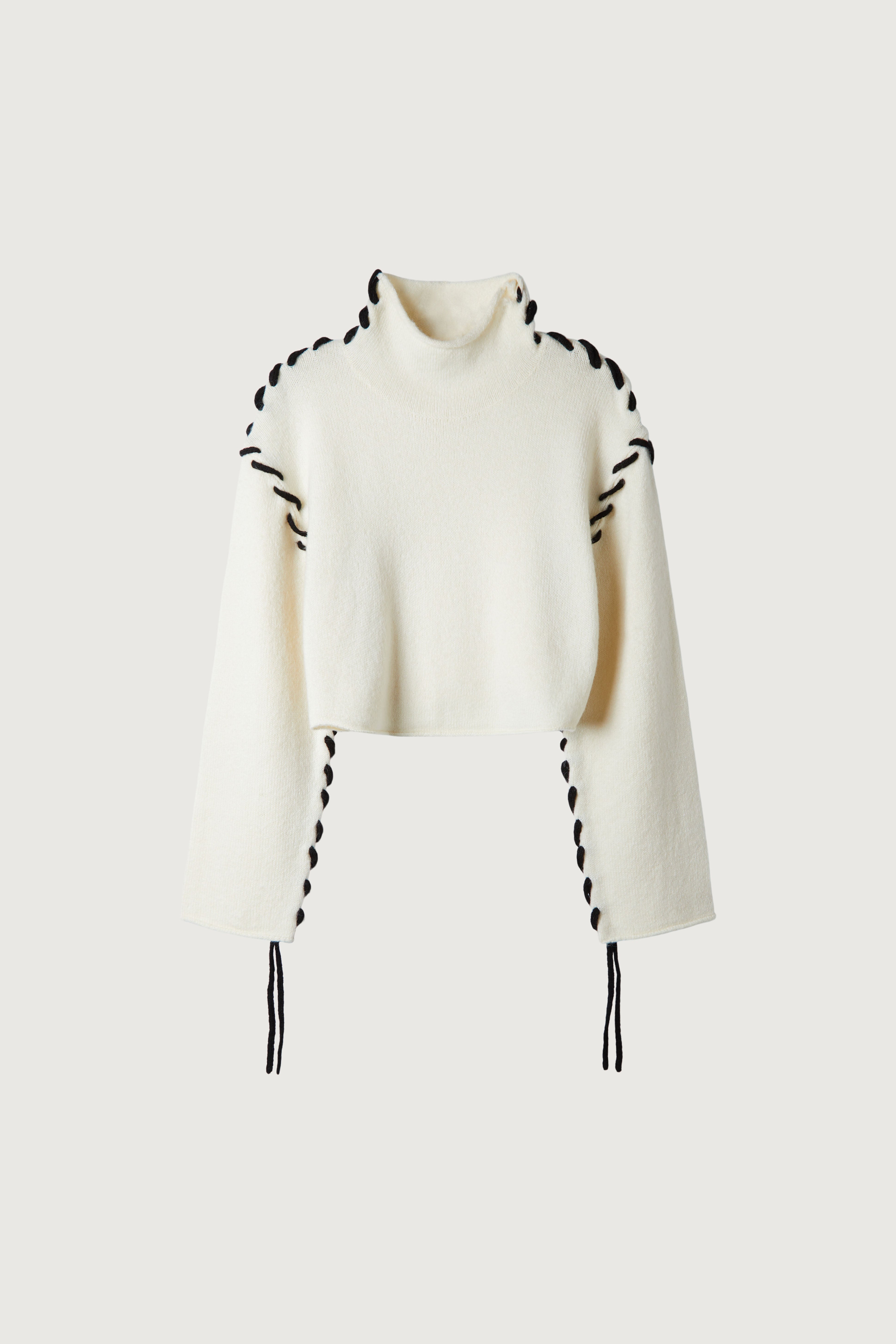 STITCH DETAIL TURTLENECK SWEATER Free Shipping Geniue Stockist