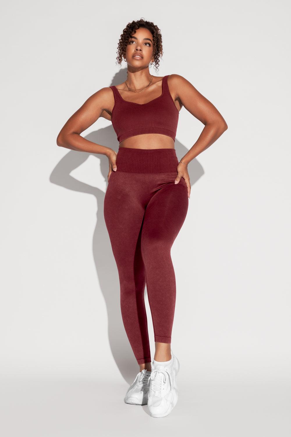 Be My Sweetheart Seamless Crop Top - Garnet Factory Outlet For Sale