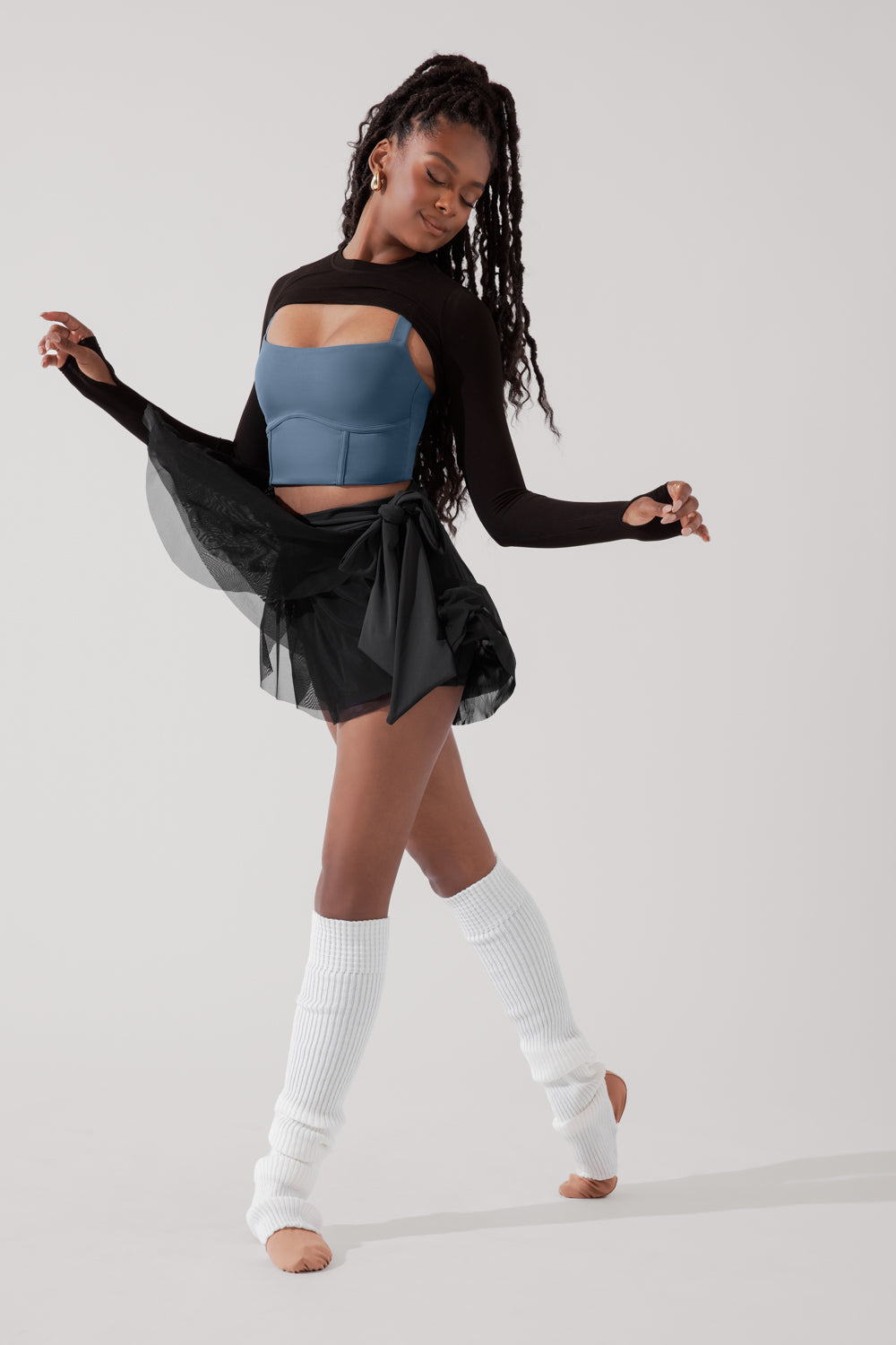 Juliet Wrap Skort - Black Discount Online Online