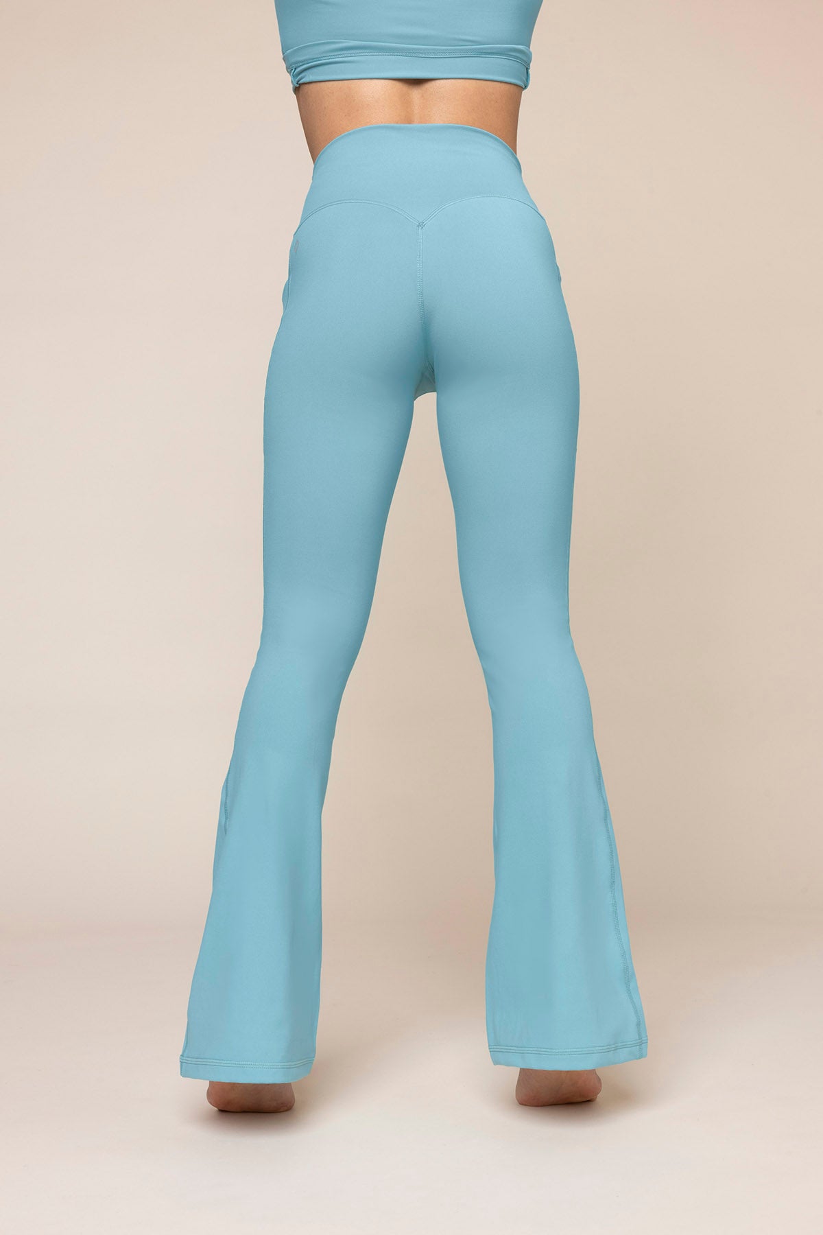 Crisscross Hourglass Flared Leggings with Pockets - Oasis New Styles Cheap Pice