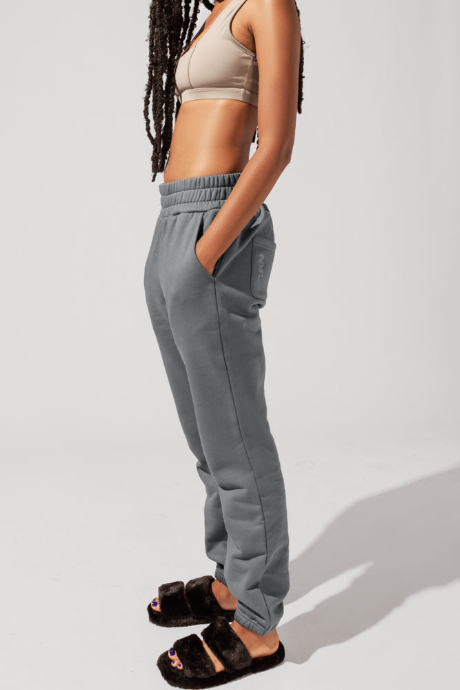 Cloud Rollover Sweatpant - Smoke Huge Surprise Cheap Pice