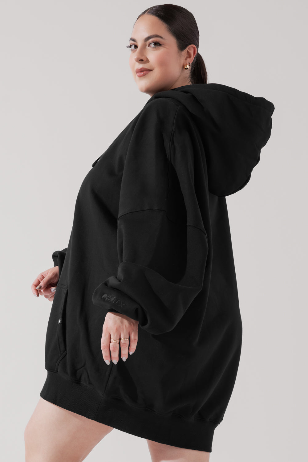 Long Cloud Hoodie - Black Free Shipping Recommend