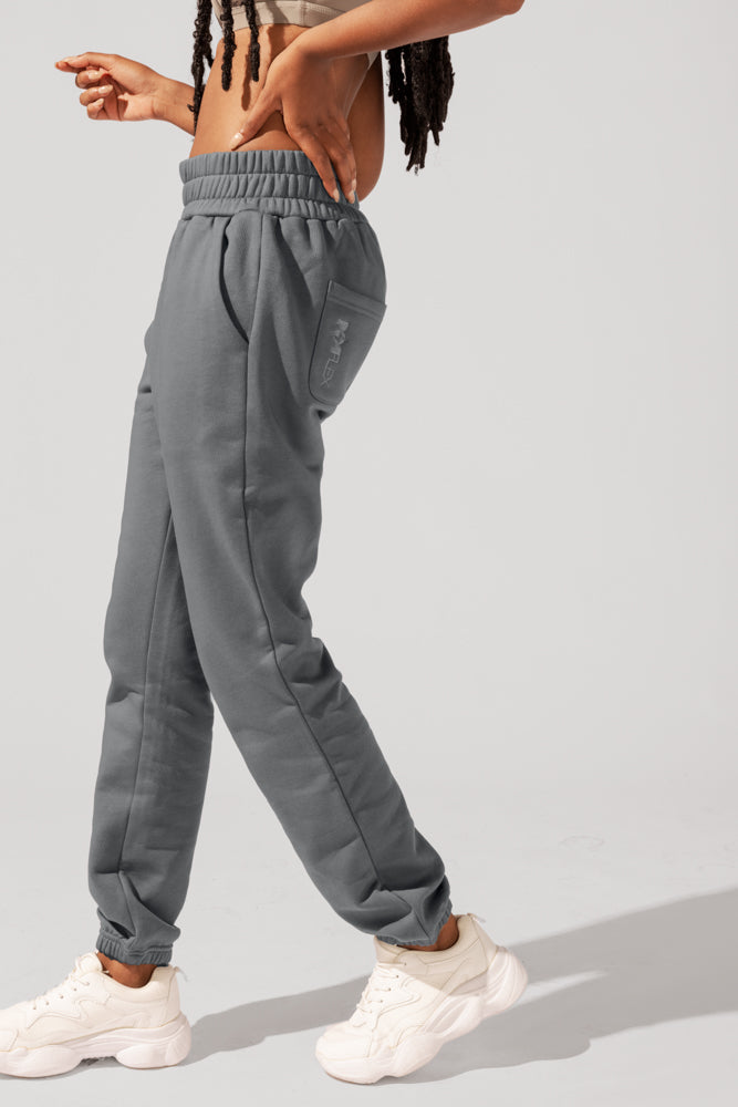 Cloud Rollover Sweatpant - Smoke Huge Surprise Cheap Pice