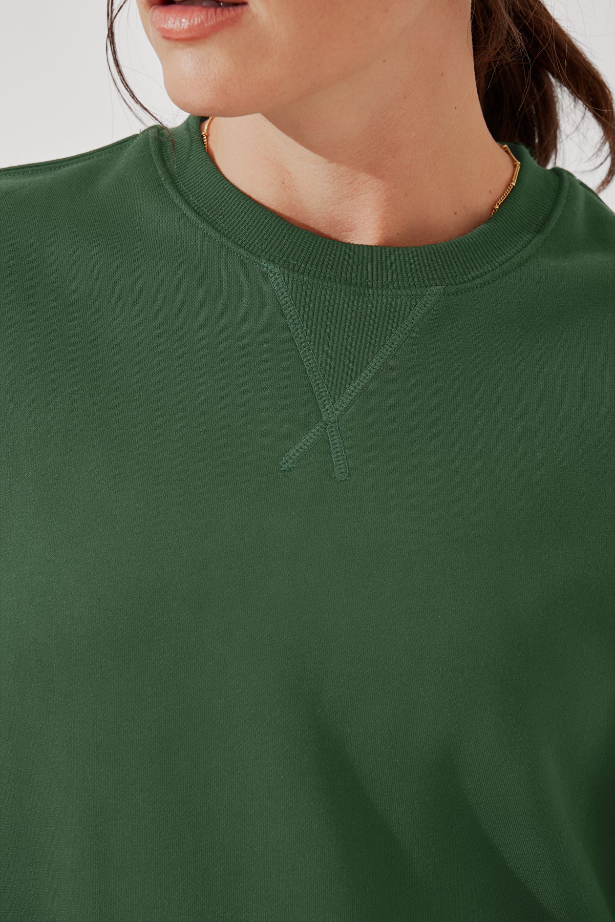 Cloud Crewneck Sweater - Fern Green Clearance Wiki