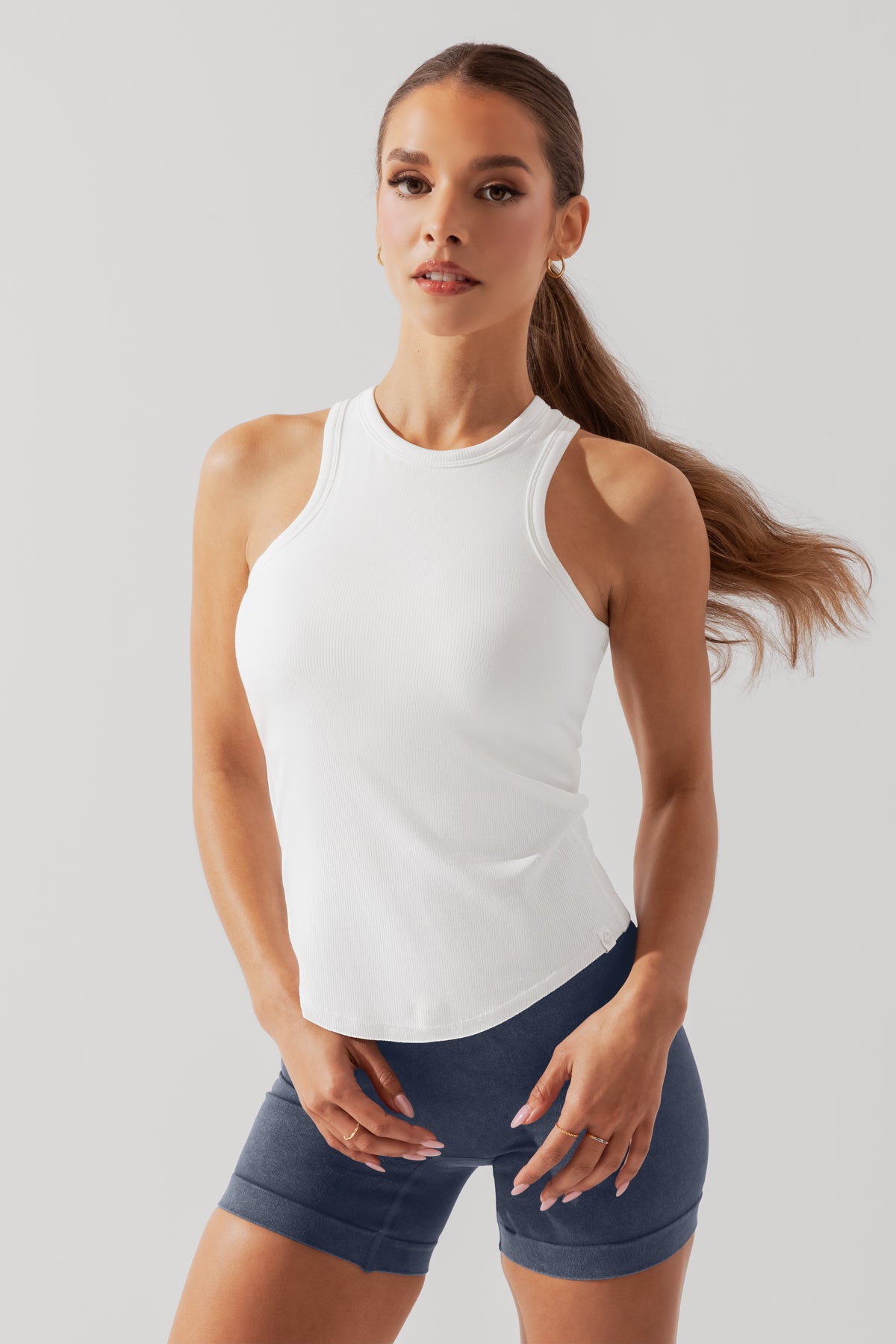 Not Your Typical Tank (Built-in Bra) - White Sale Tumblr