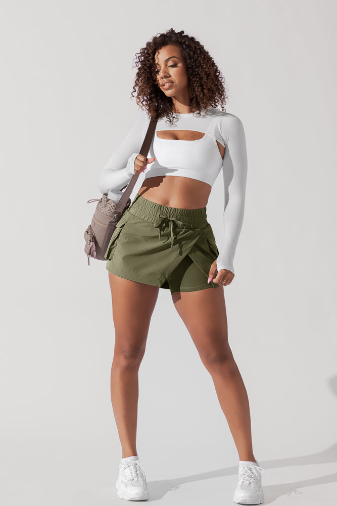 Hiking Superskort - Dark Olive Pre Order Online